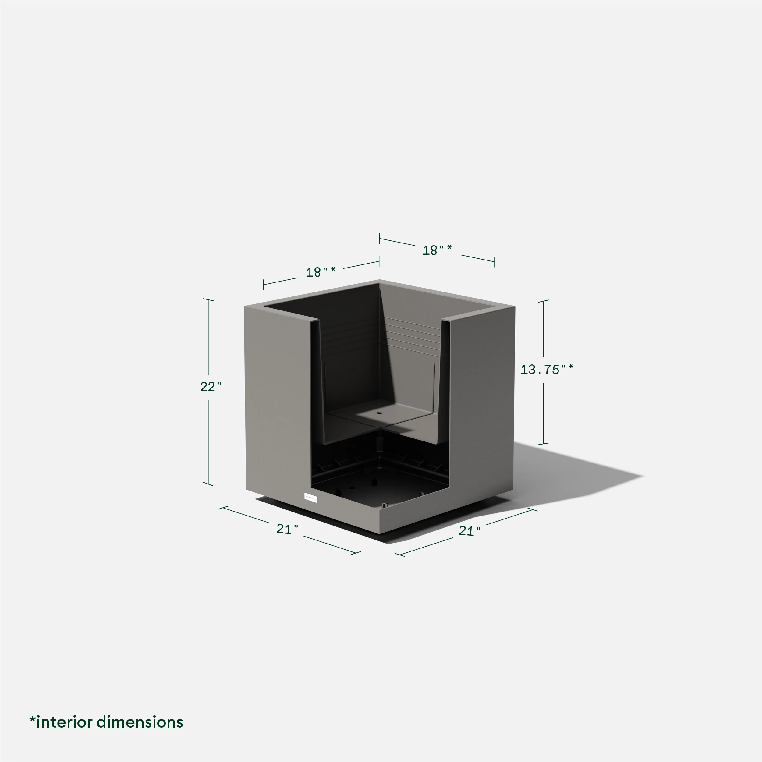 block cube planter - Image 53