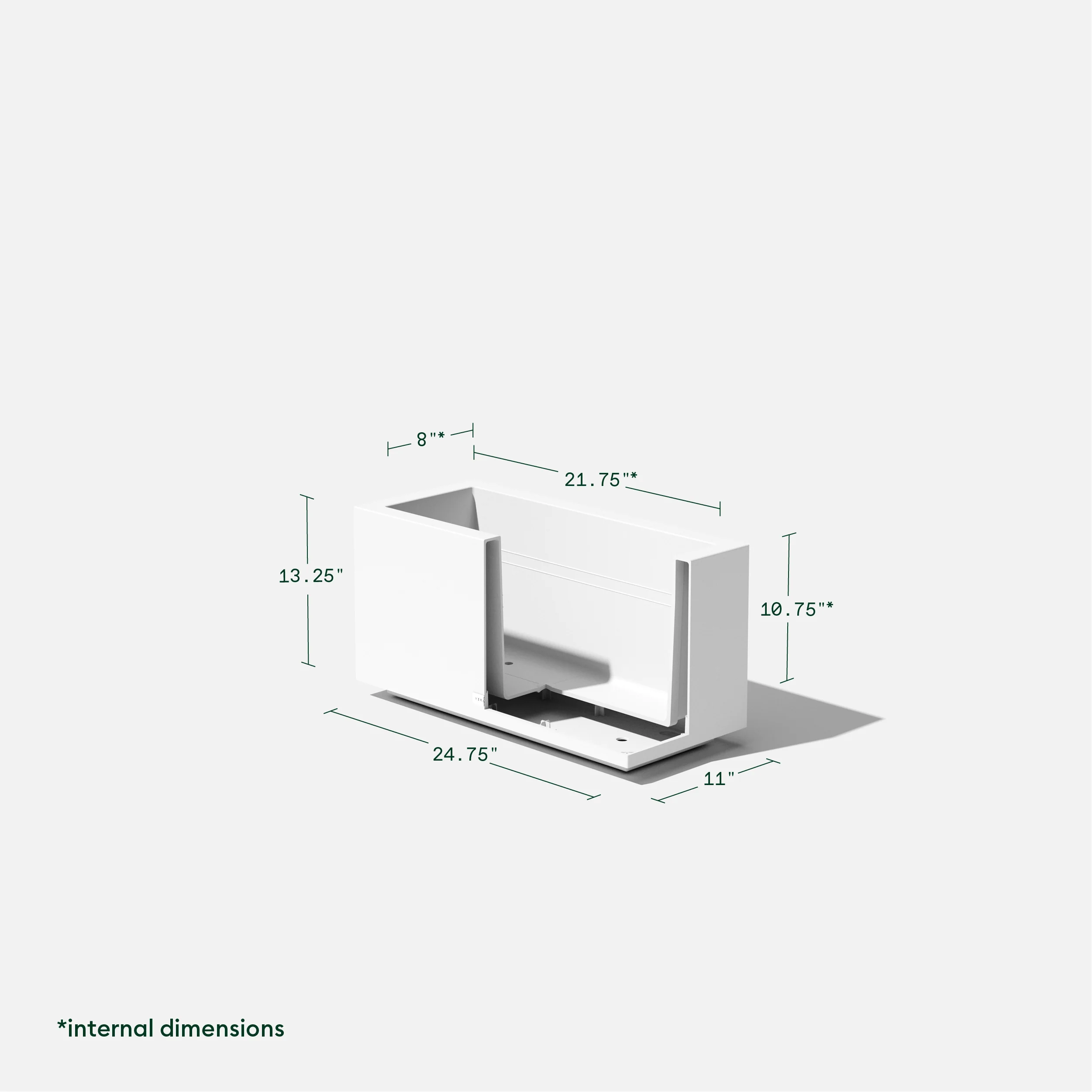 block long box planter - Image 59