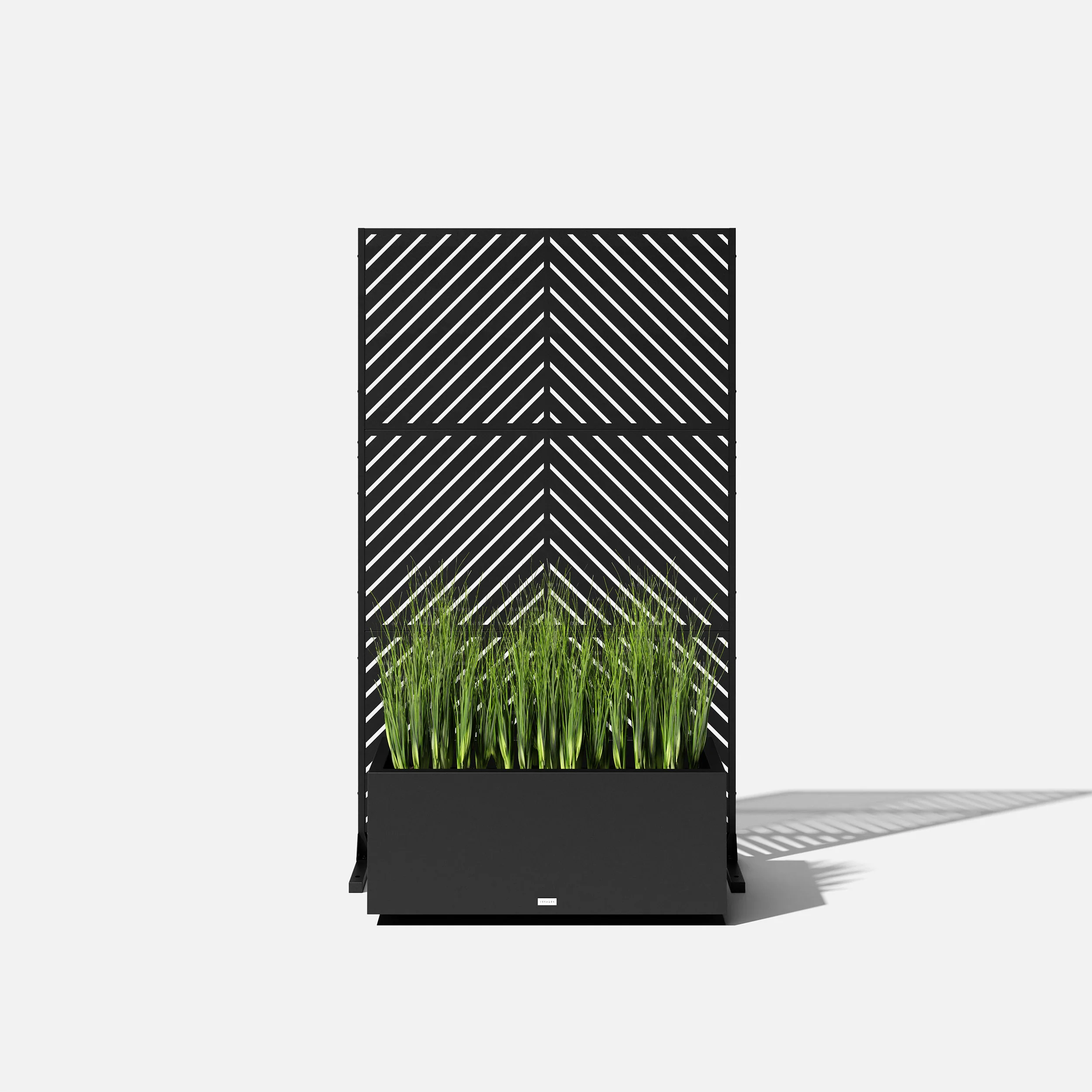 block long box planter with privacy screen set - Image 3