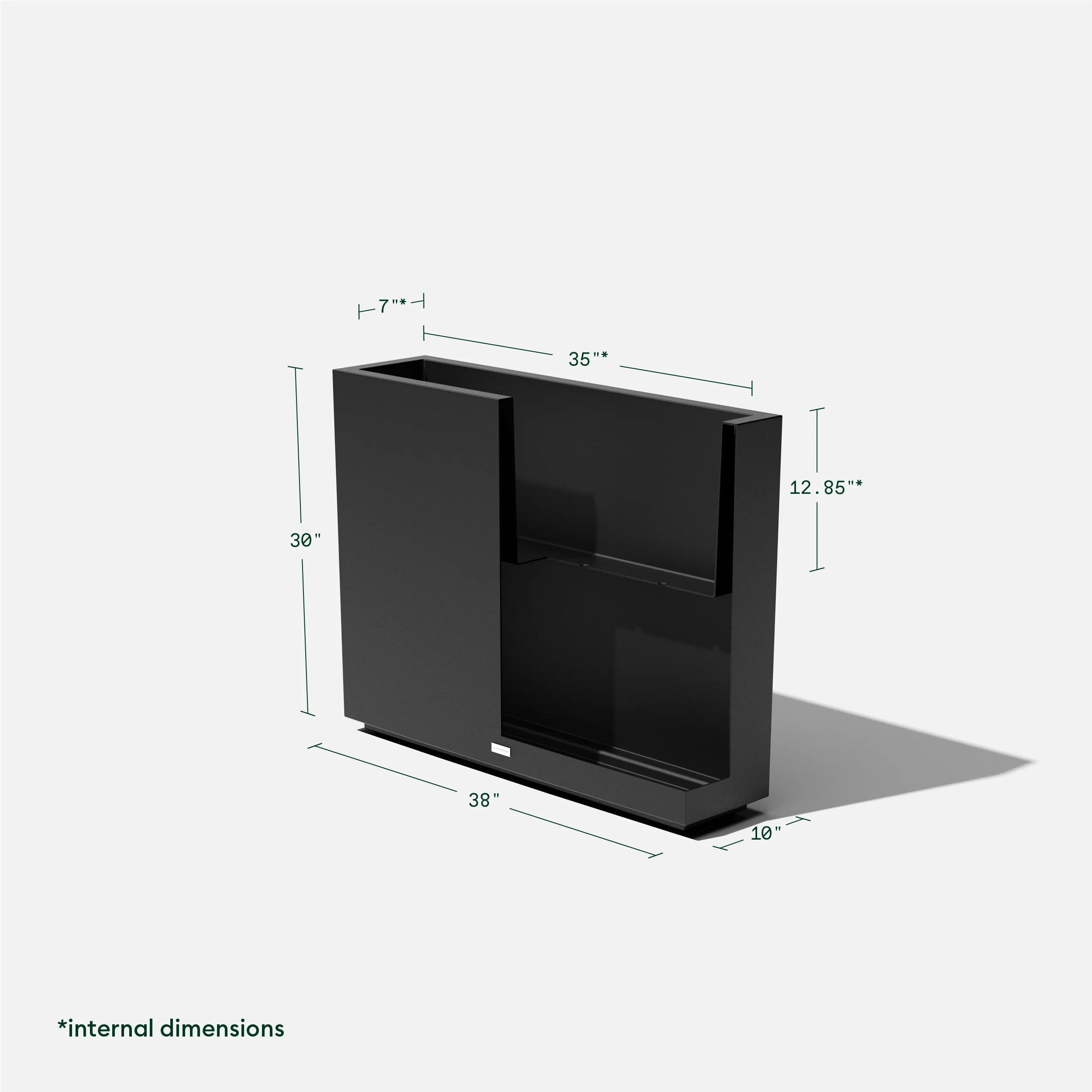 block span planter with privacy screen set - Image 4