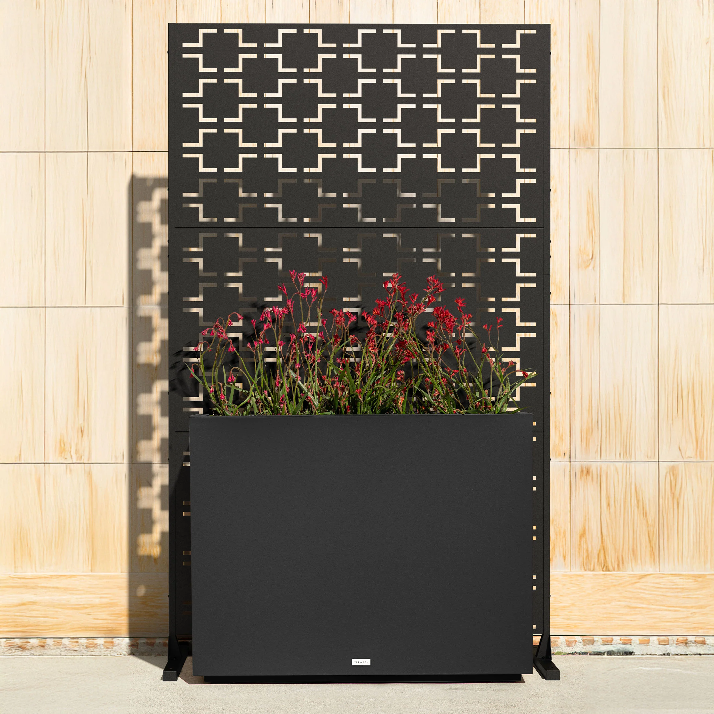 block span planter with privacy screen set - Image 7