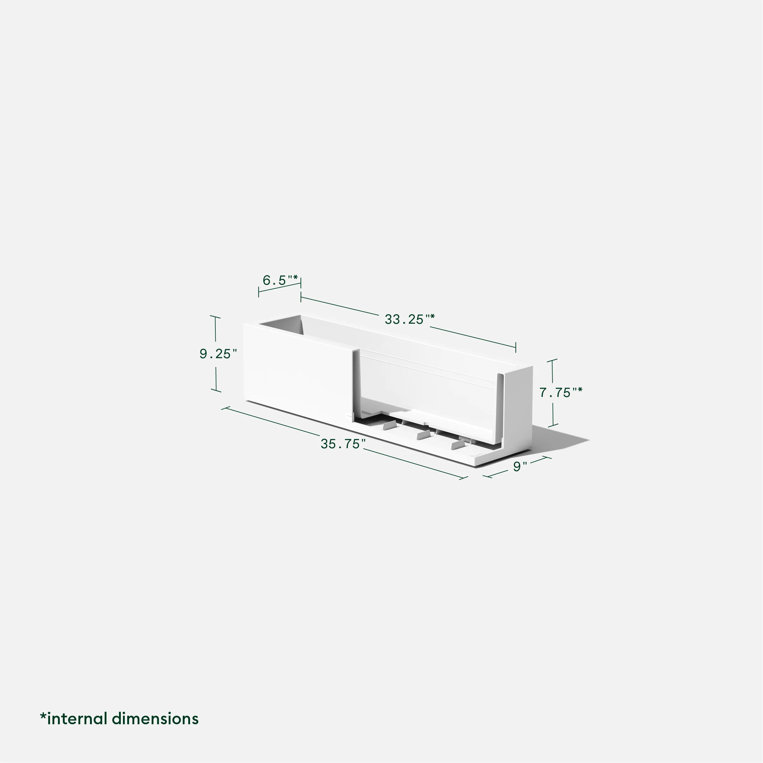 block trough planter - Image 30