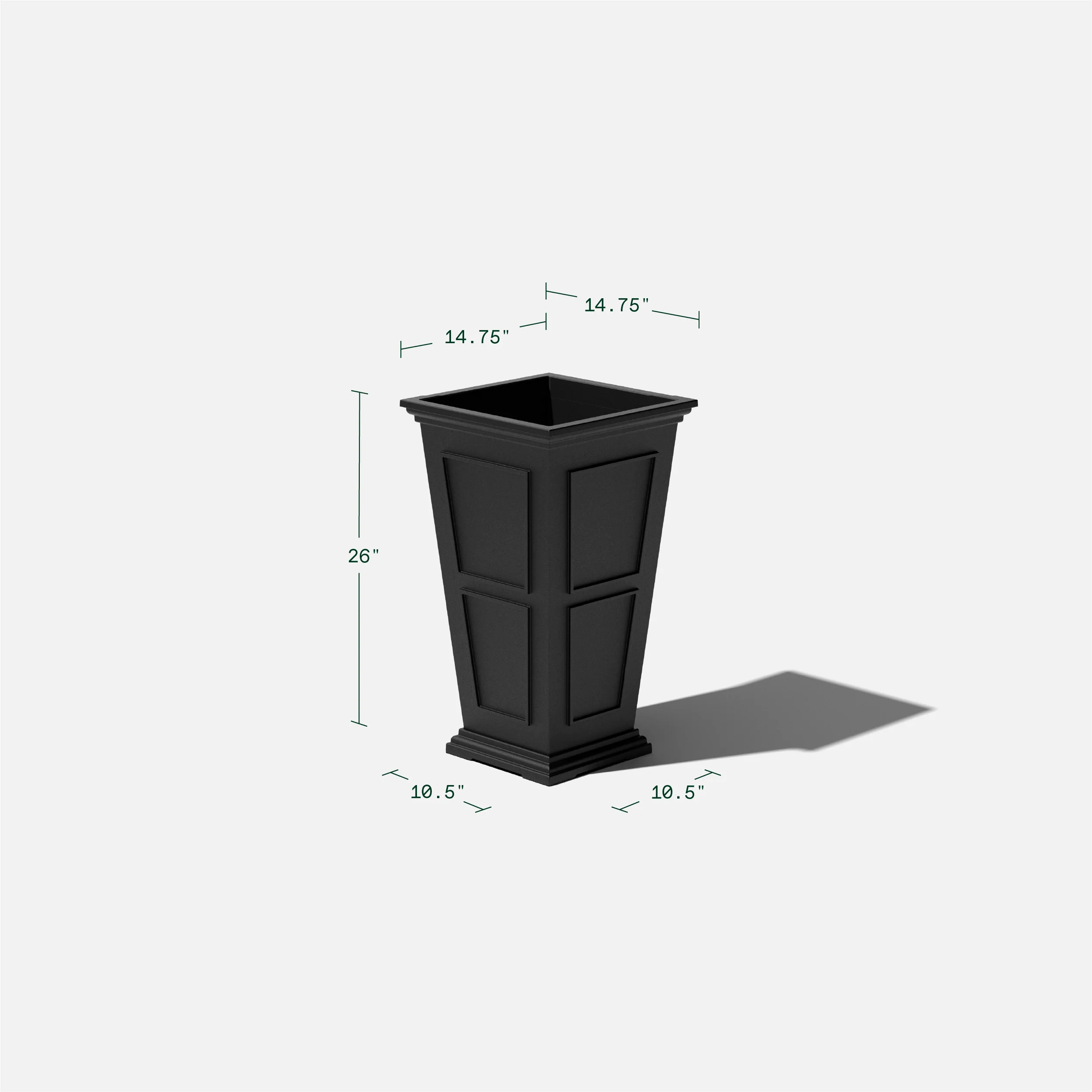 brixton tall planter - Image 58