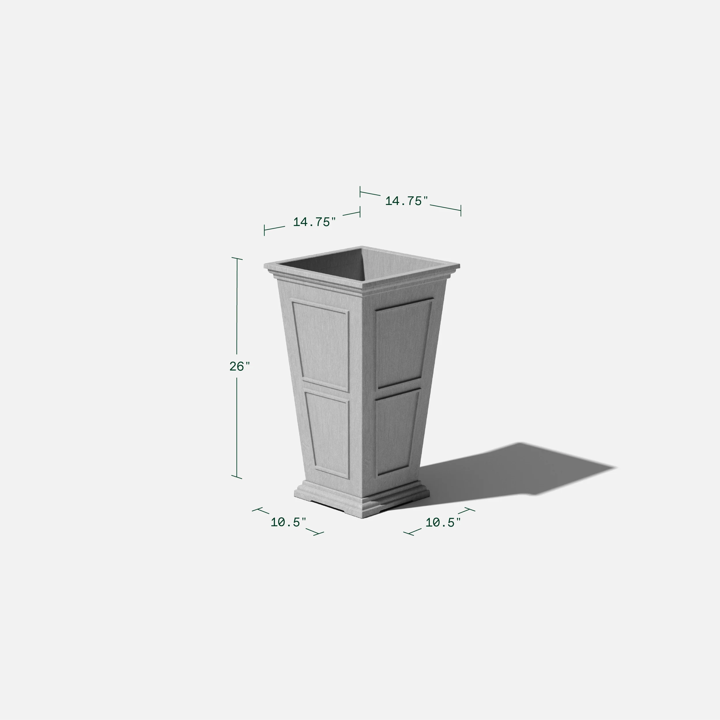 brixton tall planter - Image 70