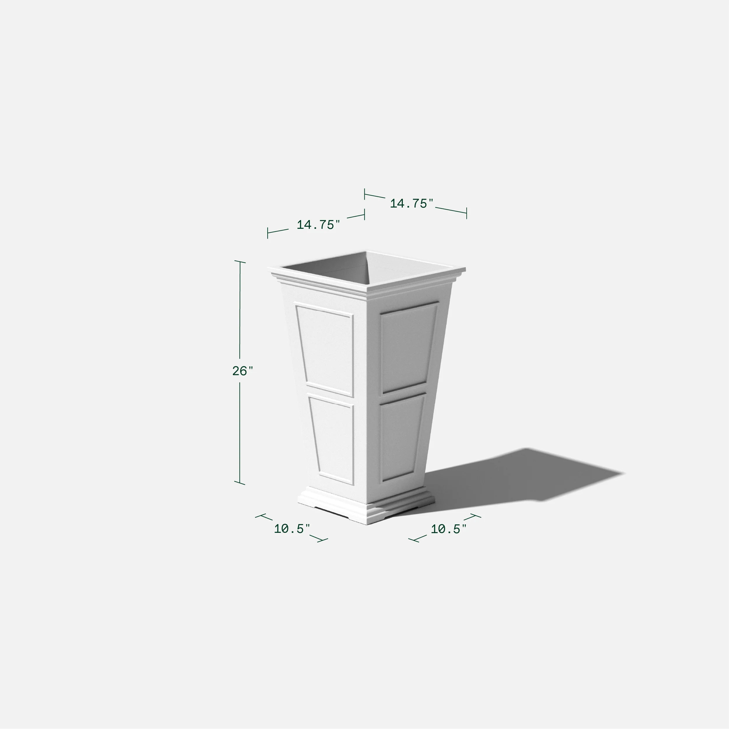 brixton tall planter - Image 82