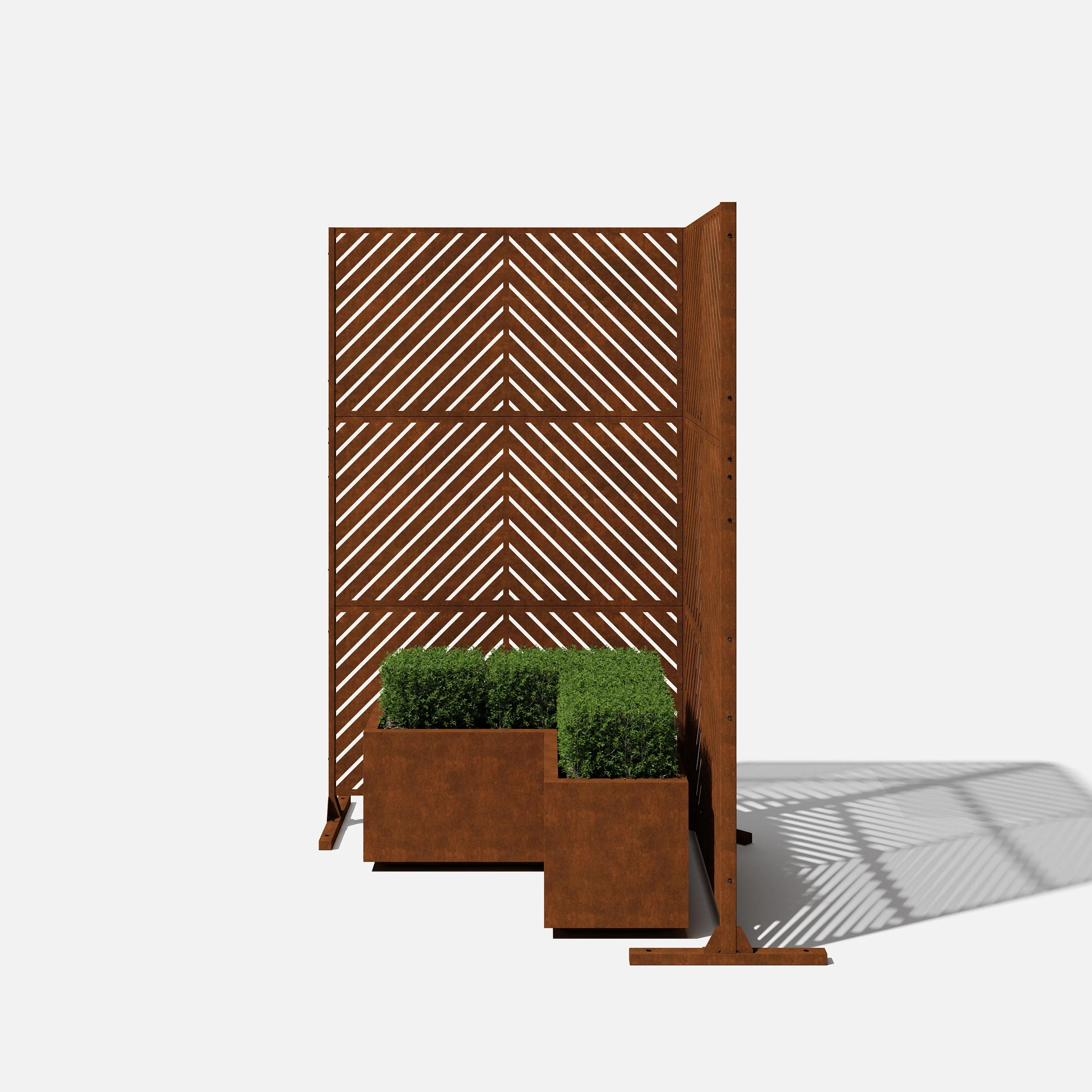 corten arrow privacy screen set - Image 66