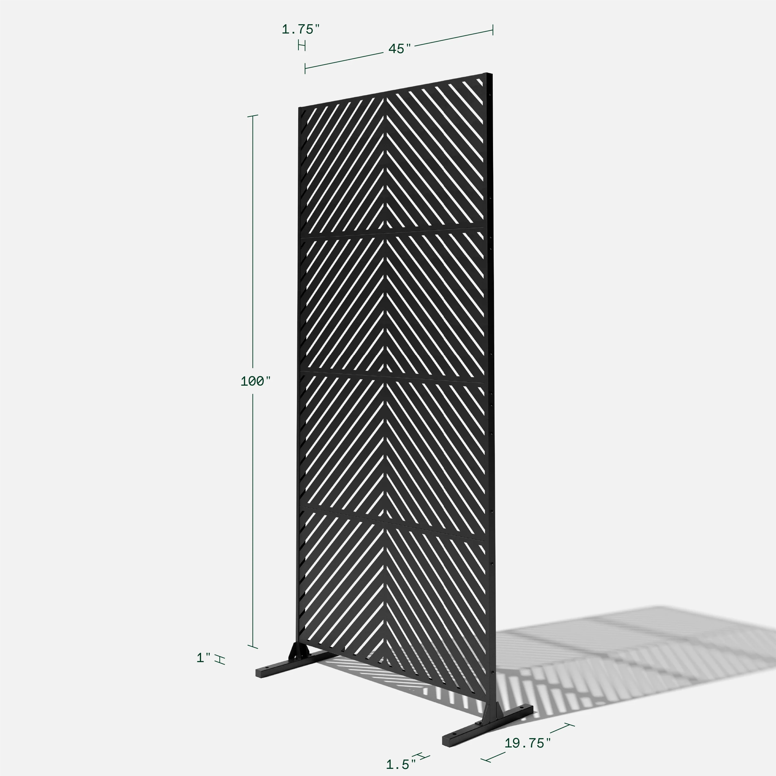 corten arrow privacy screen set - Image 83