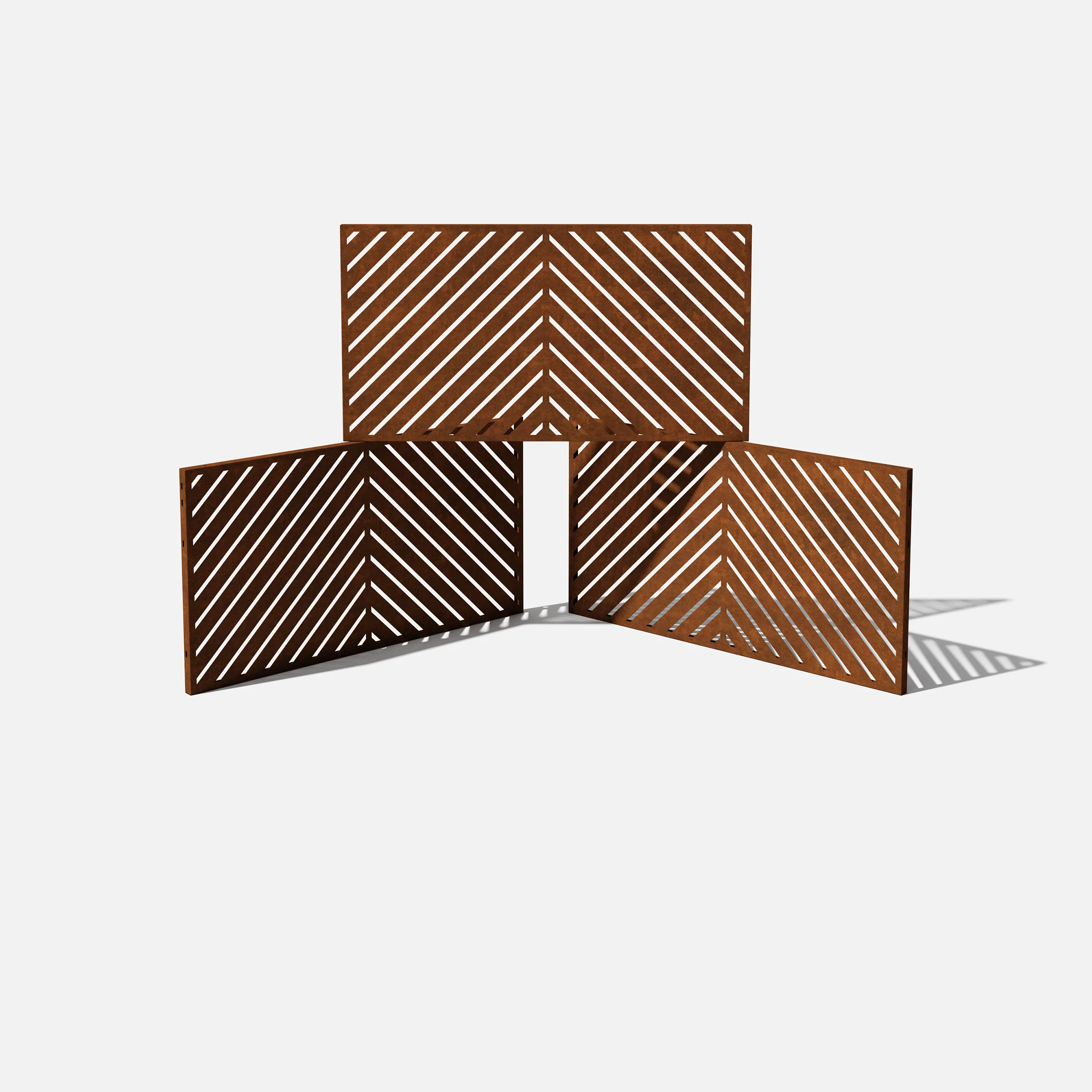 corten arrow privacy screen set - Image 91