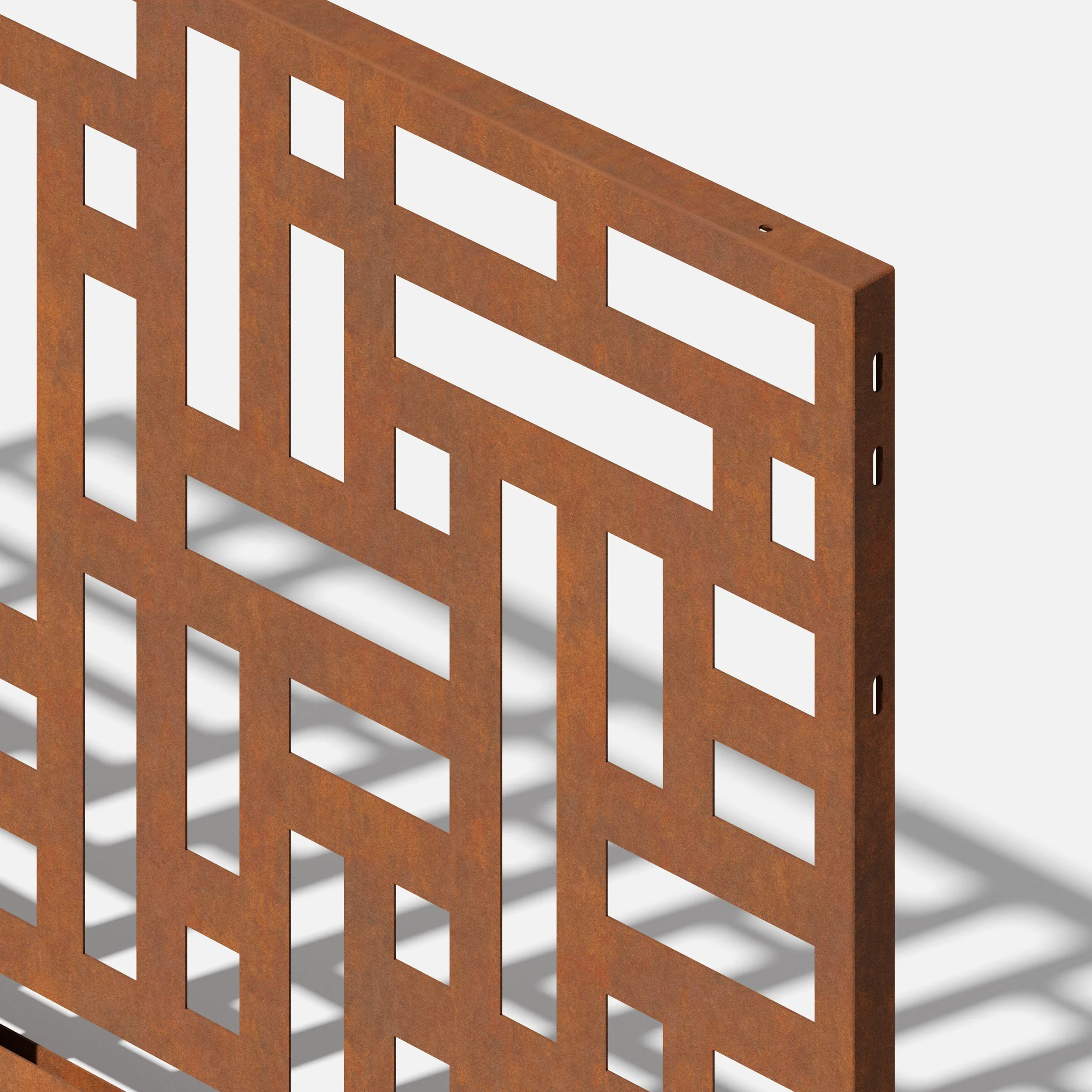 corten blocks privacy screen set - Image 106