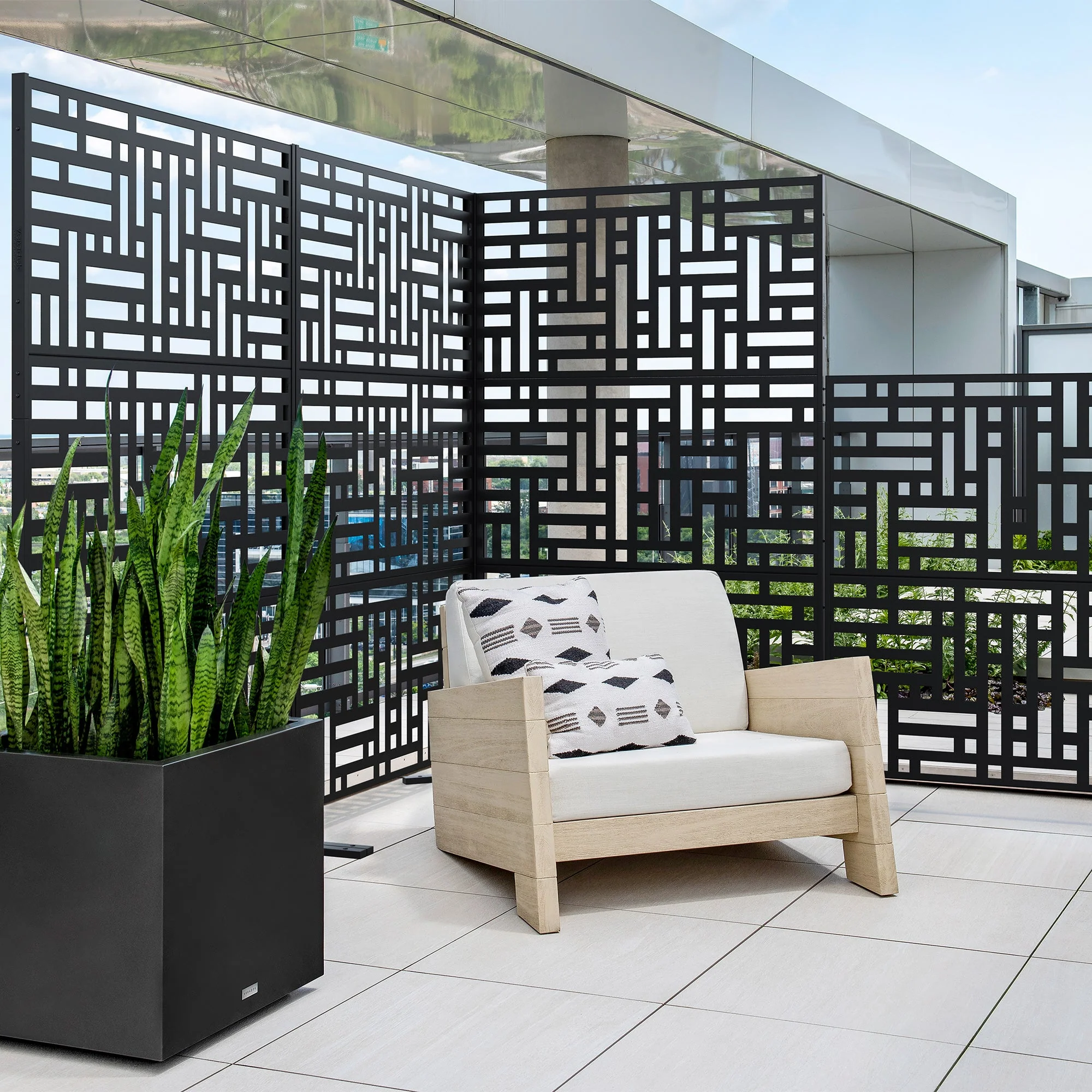 corten blocks privacy screen set - Image 39