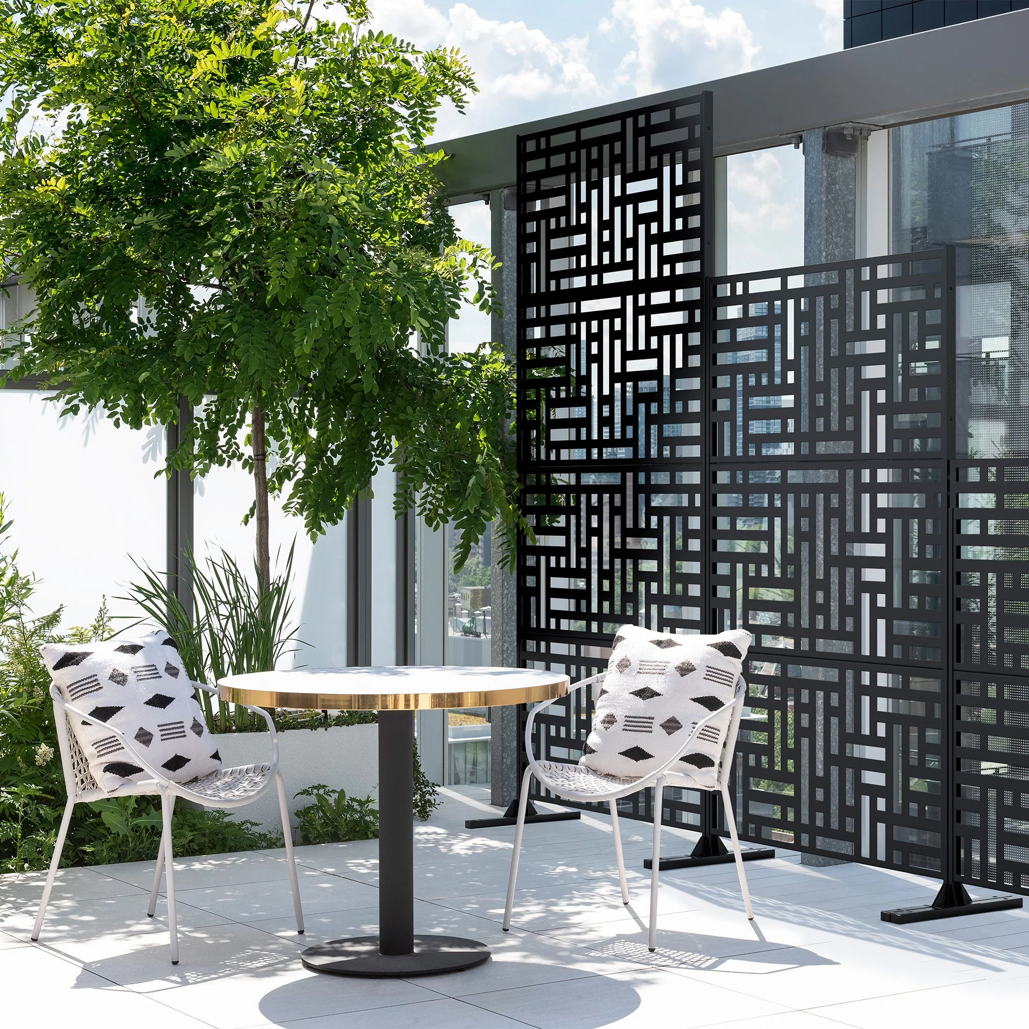 corten blocks privacy screen set - Image 41