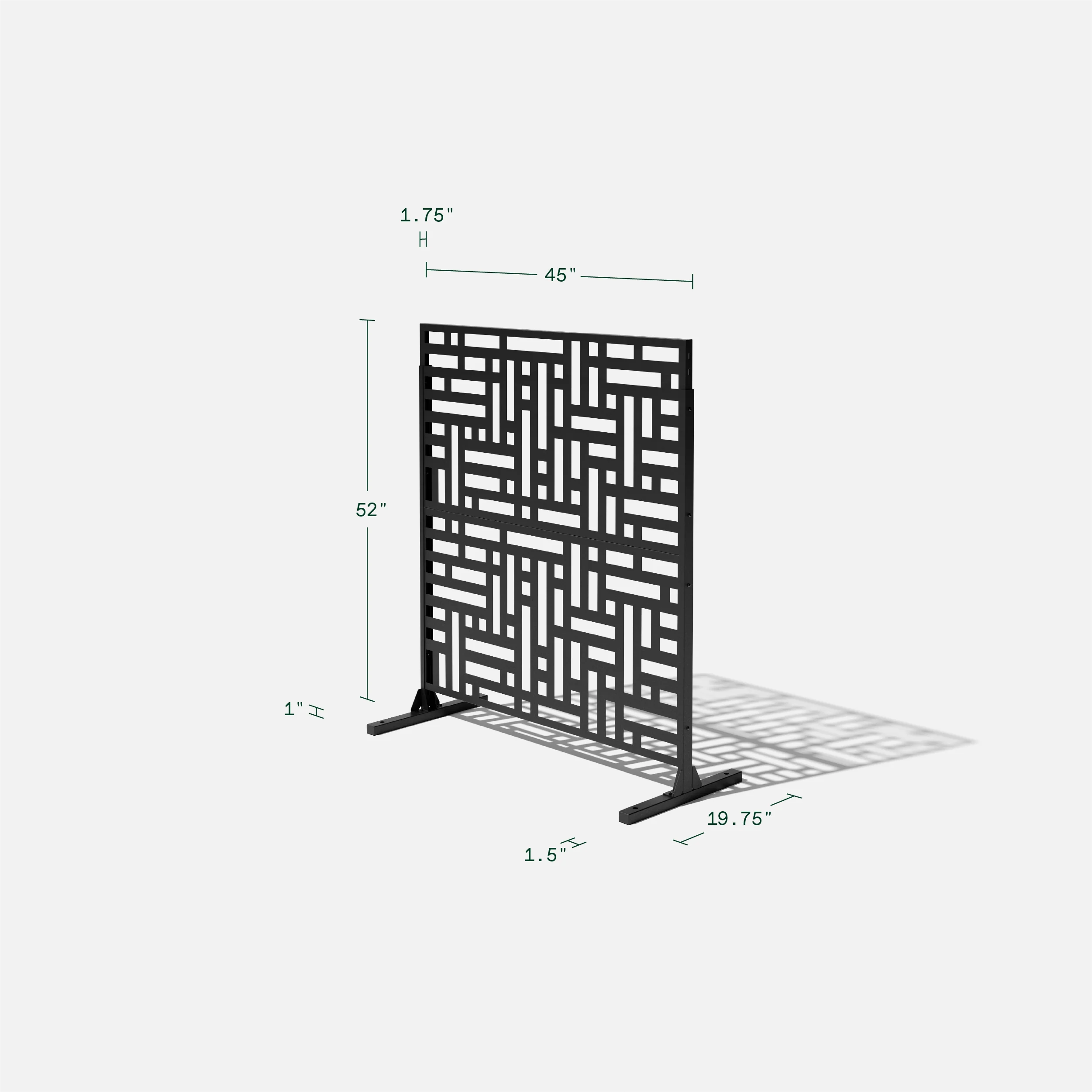 corten blocks privacy screen set - Image 84