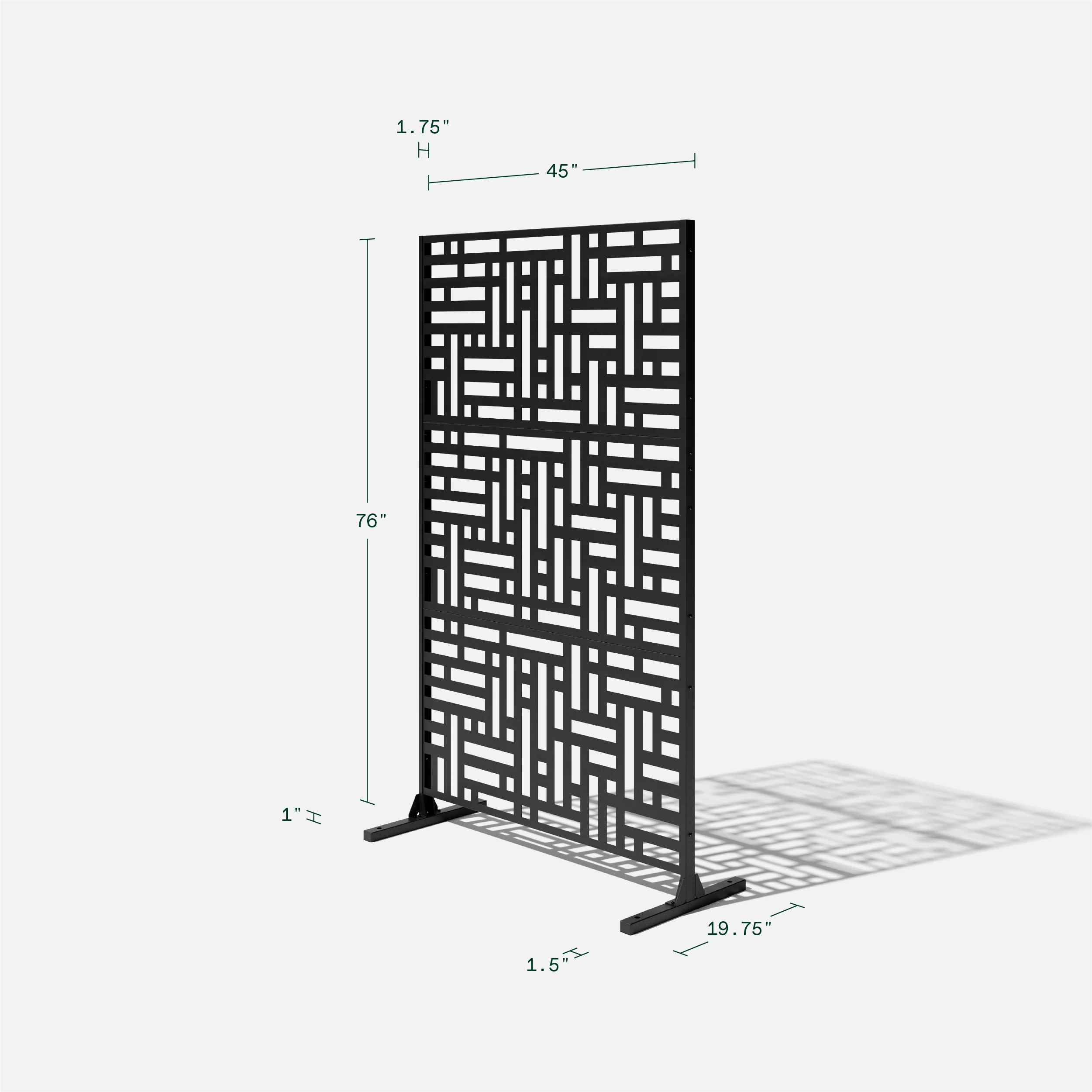 corten blocks privacy screen set - Image 86