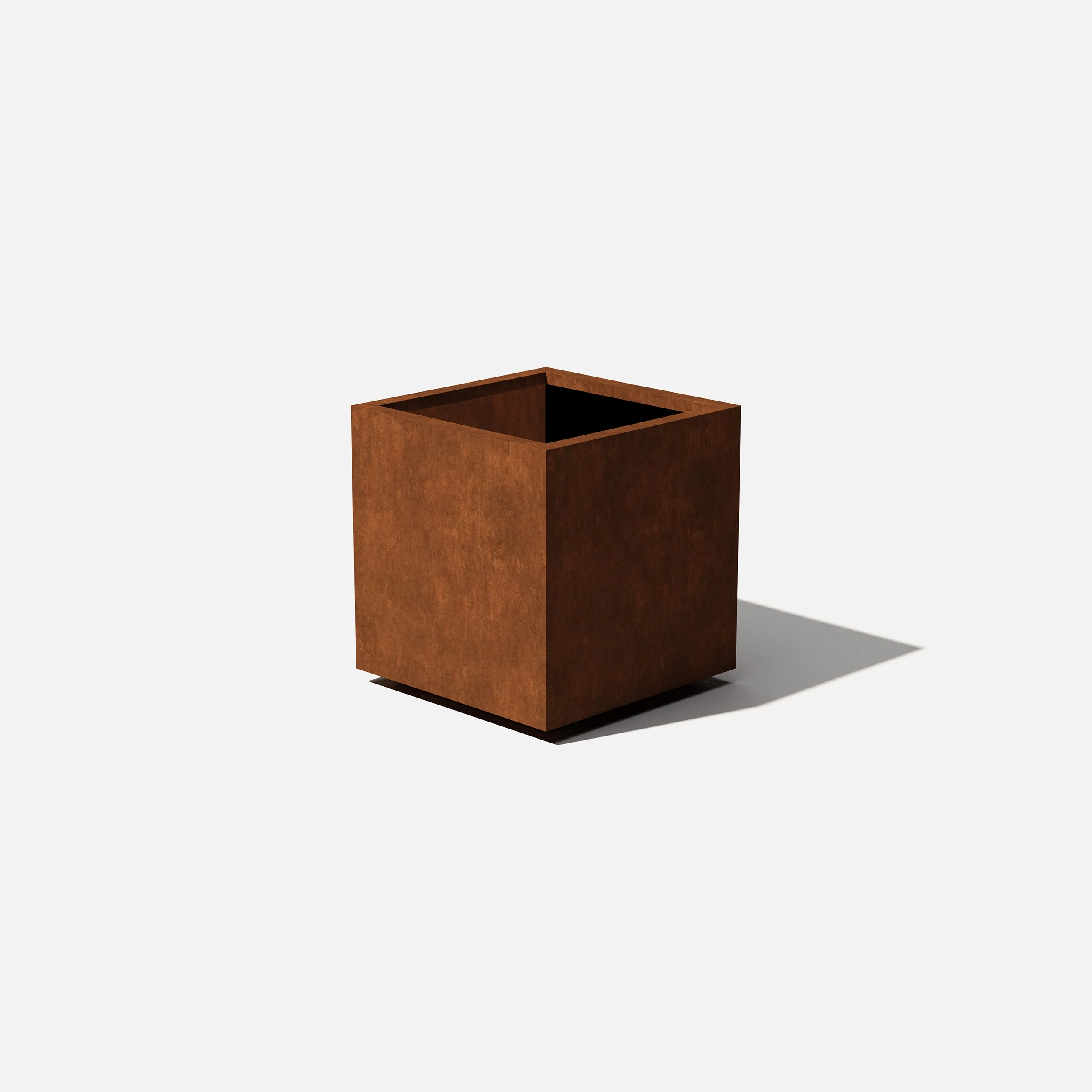 corten cube planter - Image 12