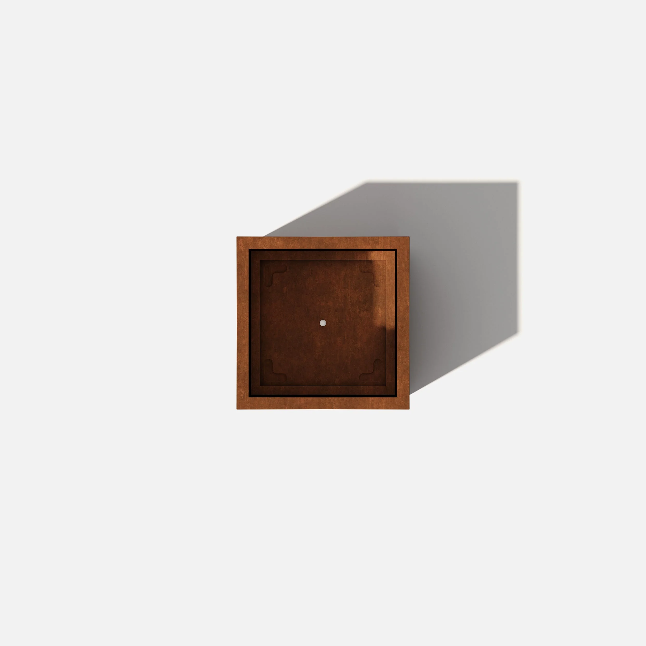 corten cube planter - Image 15