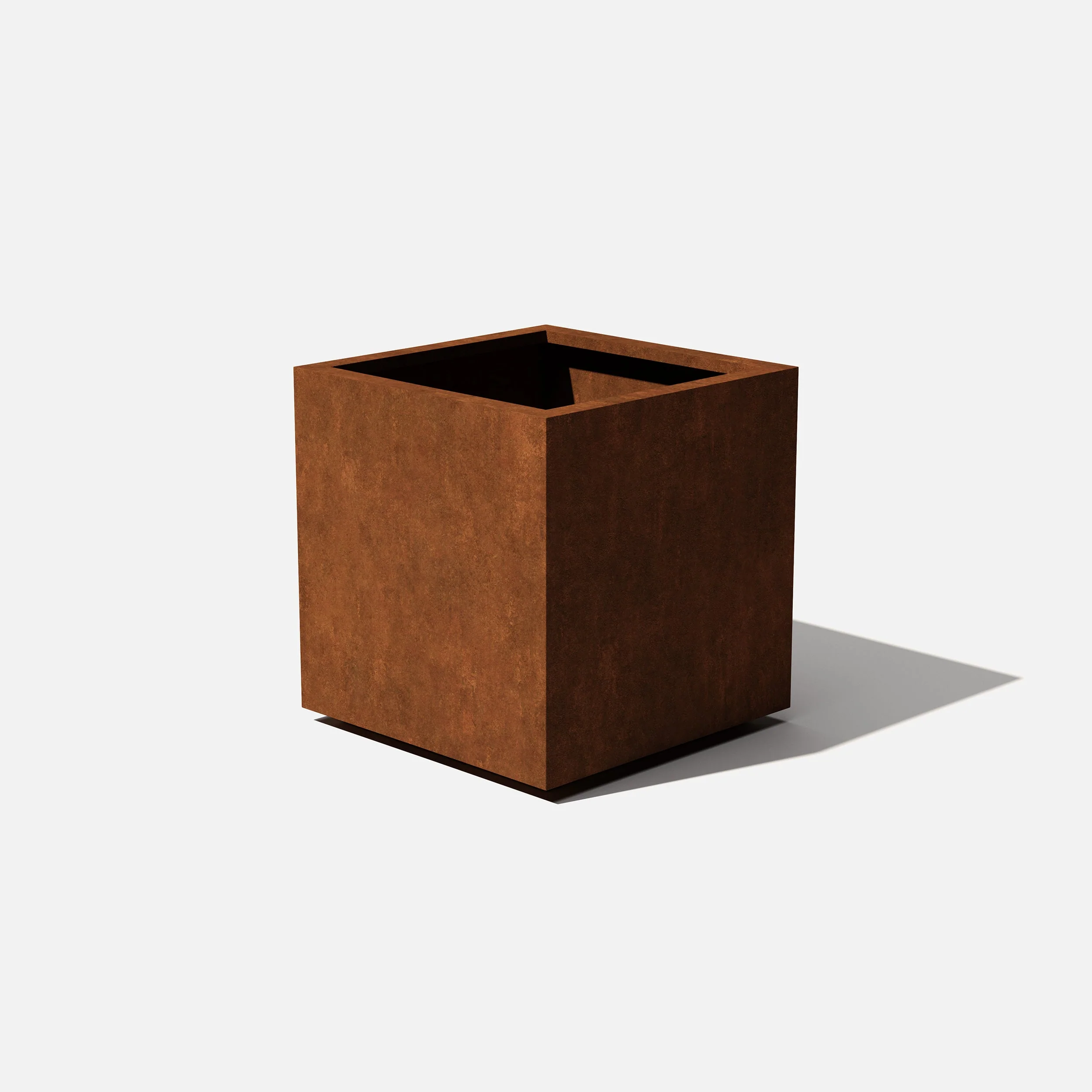 corten cube planter - Image 16