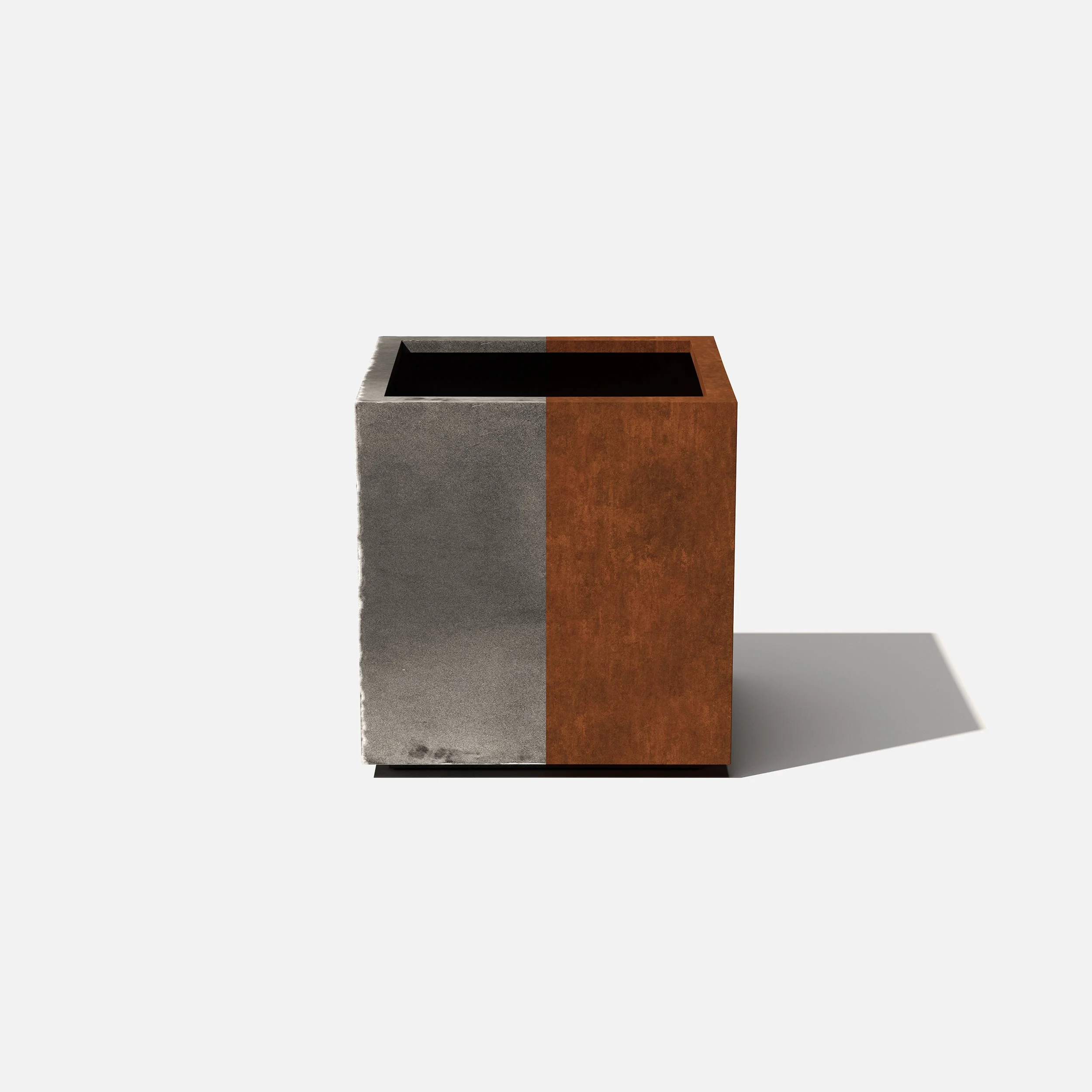 corten cube planter - Image 18
