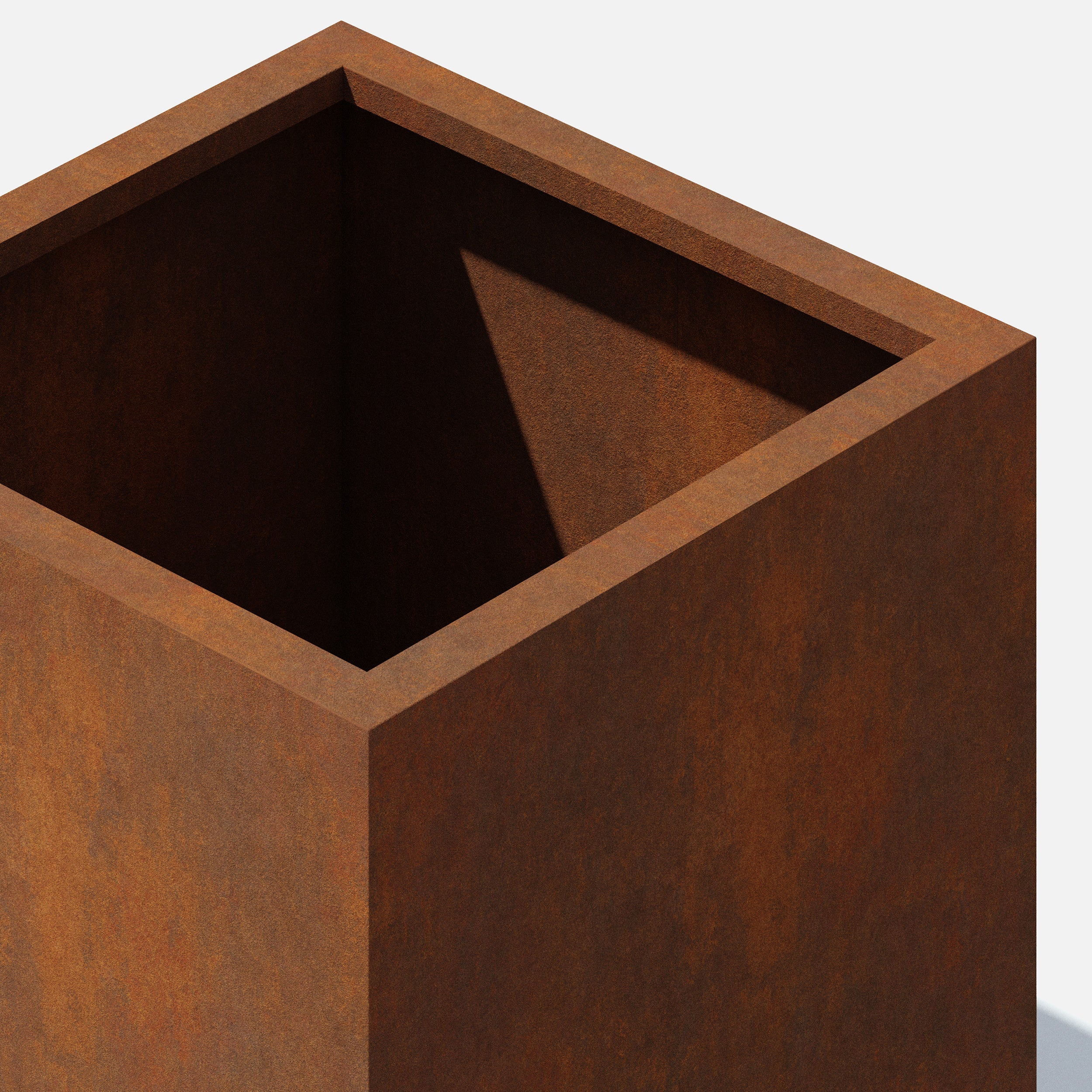 corten cube planter - Image 19