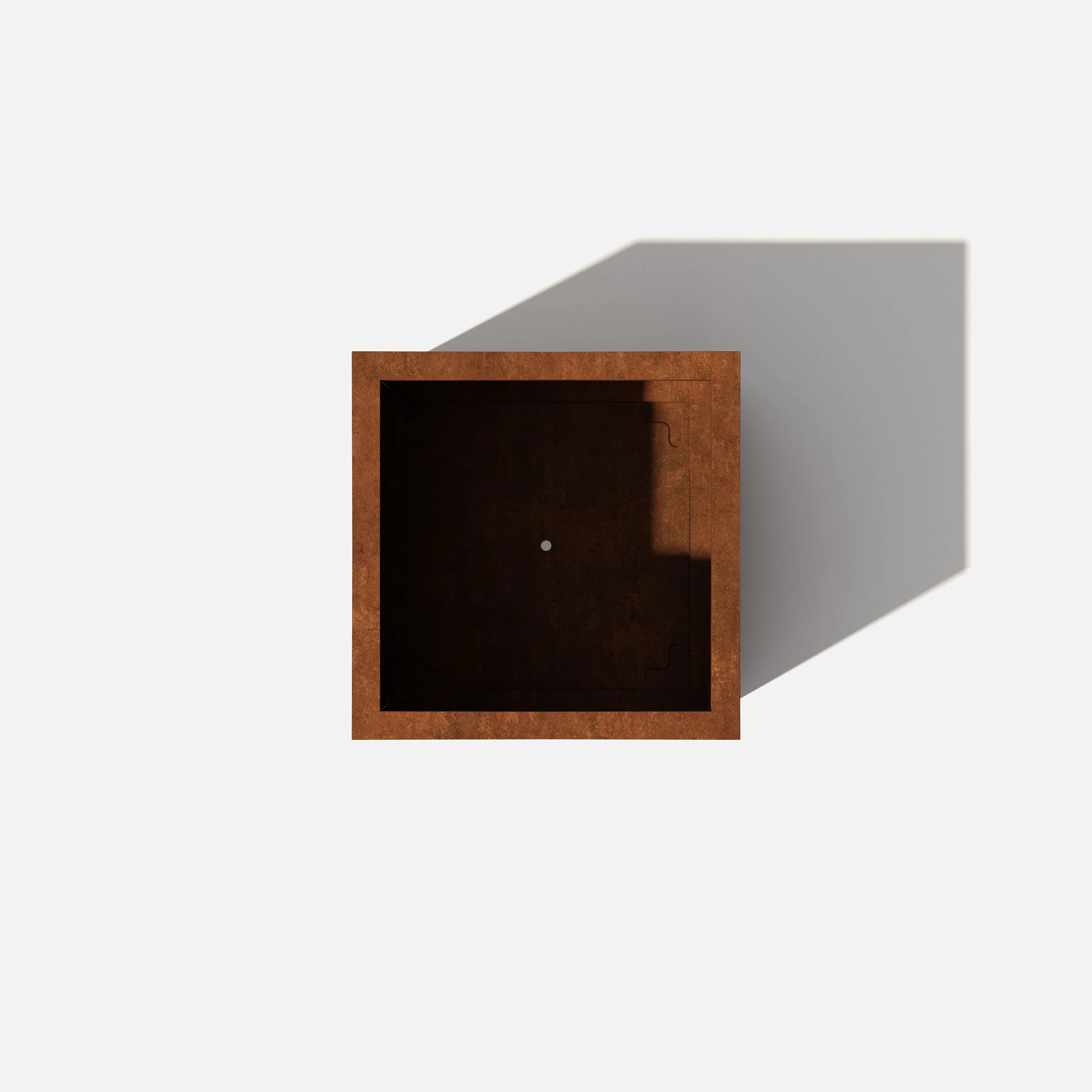 corten cube planter - Image 22