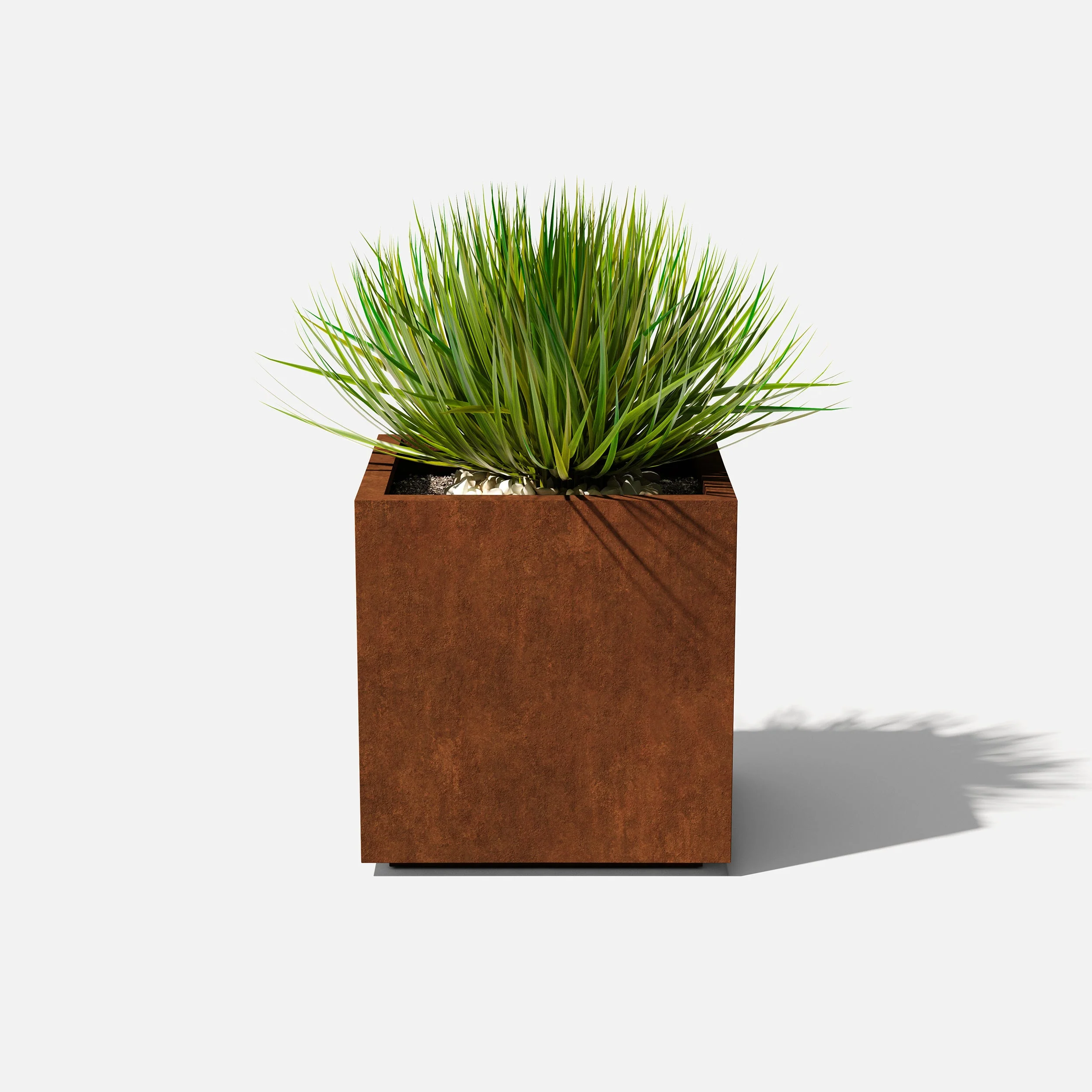 corten cube planter - Image 23