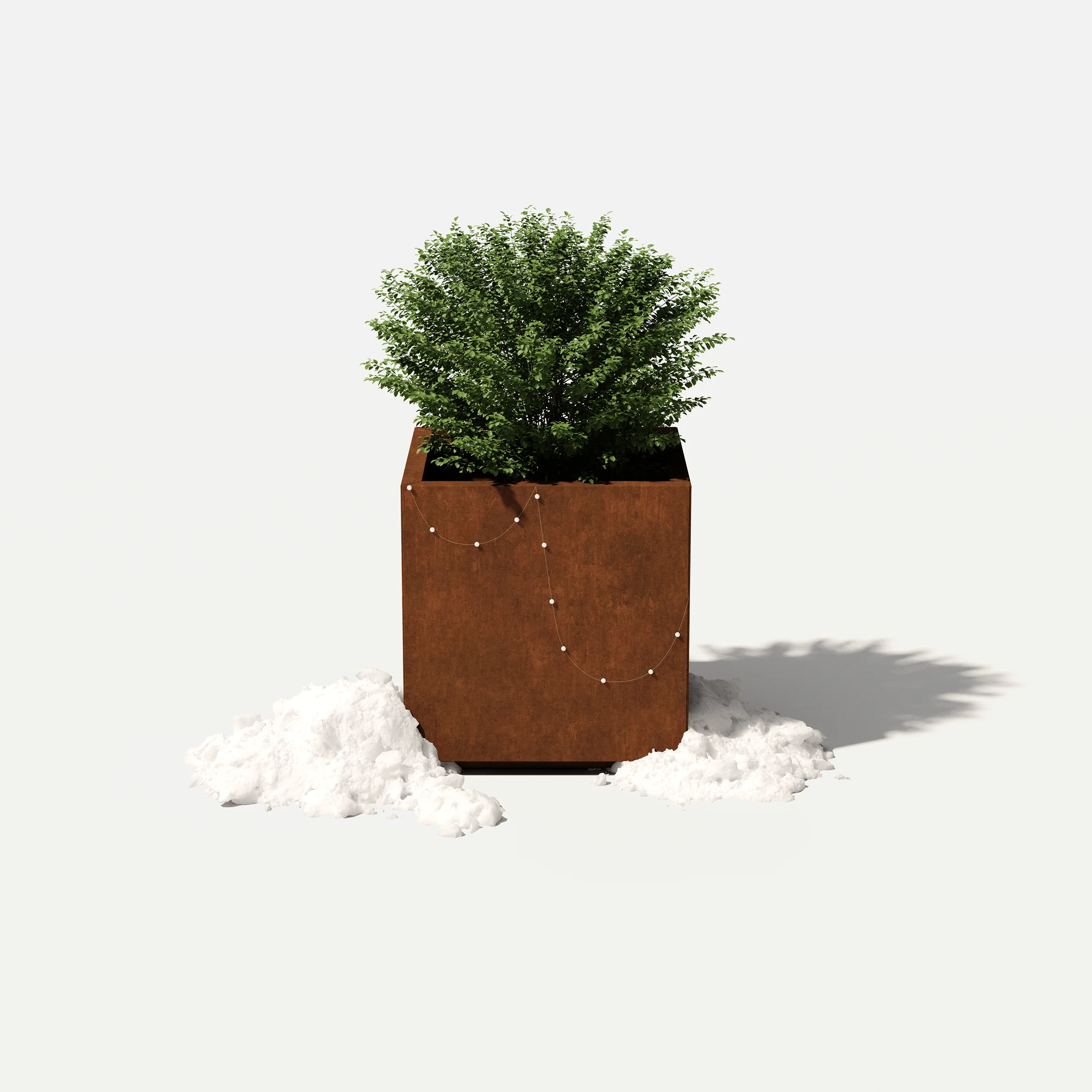corten cube planter - Image 25