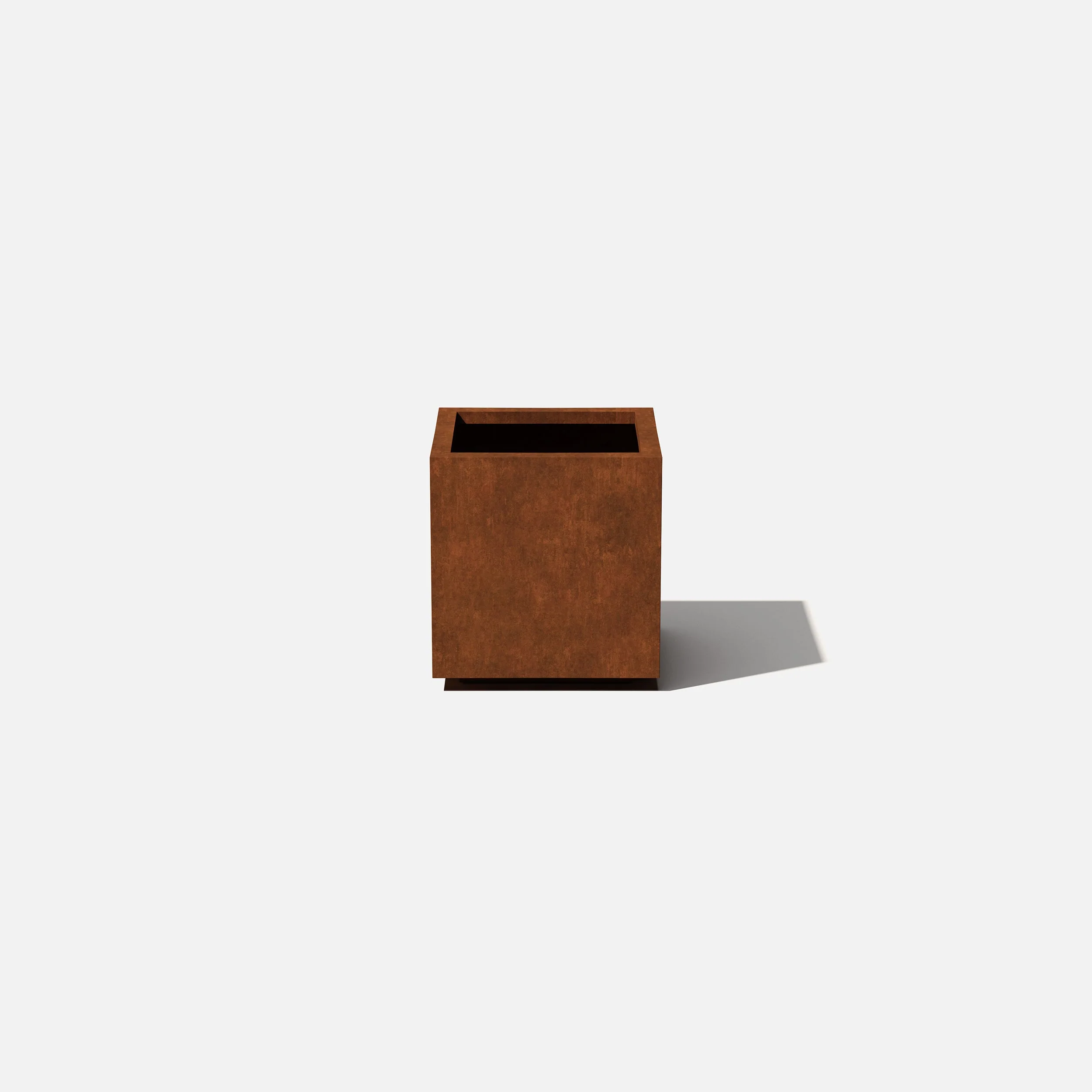corten cube planter - Image 3
