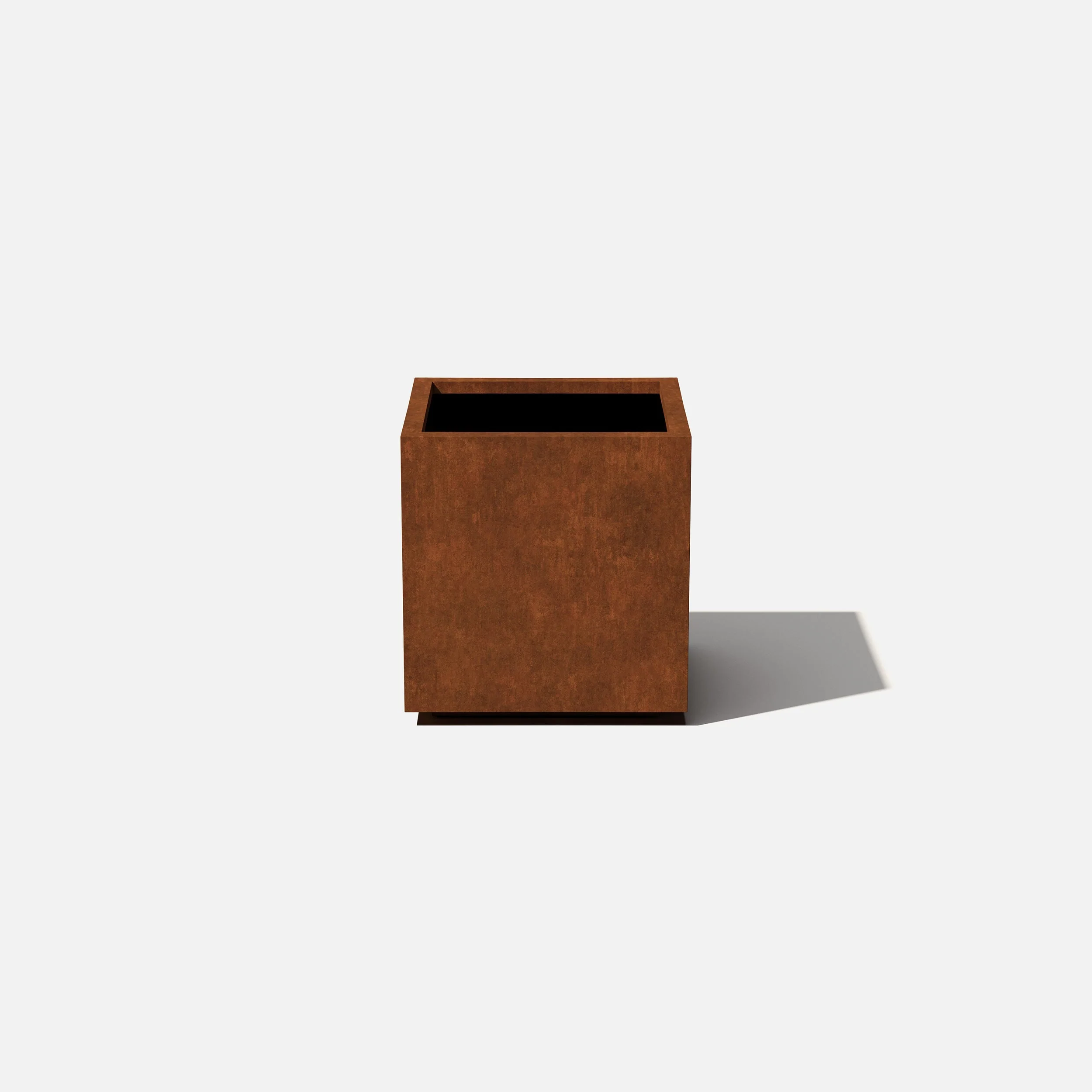 corten cube planter - Image 42
