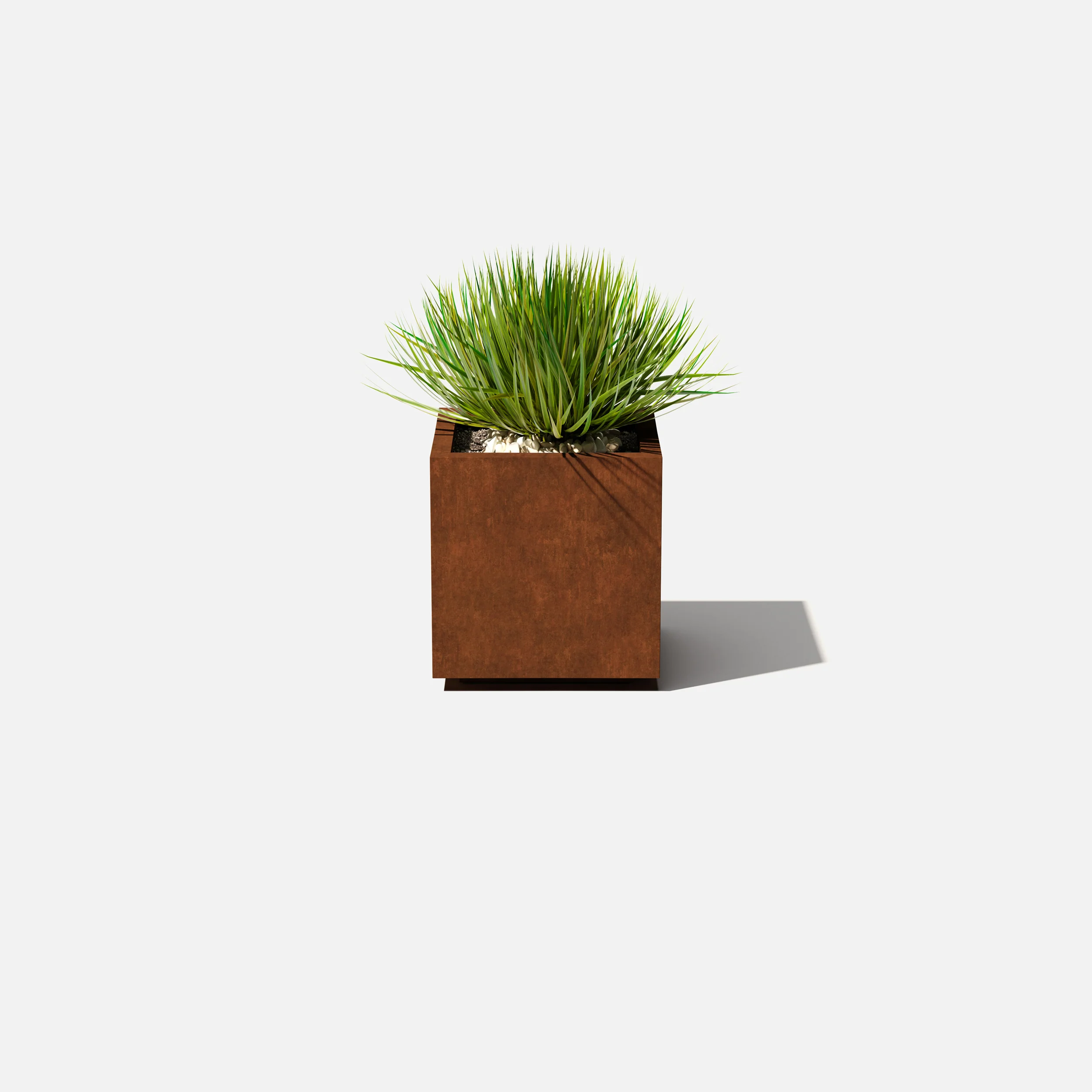 corten cube planter - Image 44