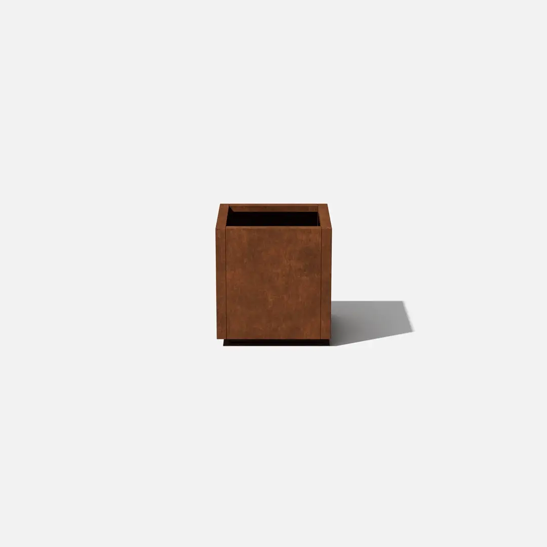 corten cube planter - Image 45