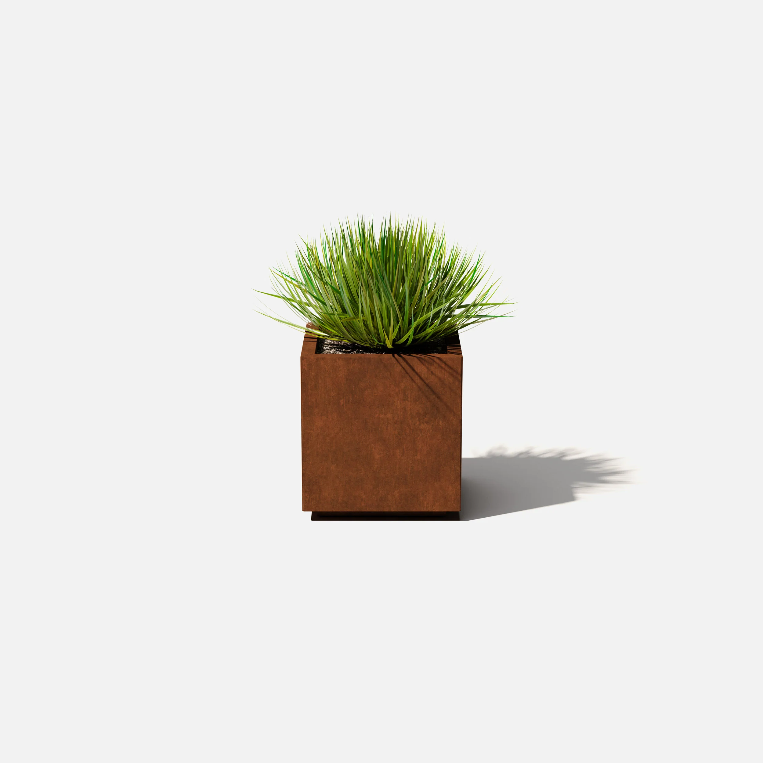 corten cube planter - Image 63