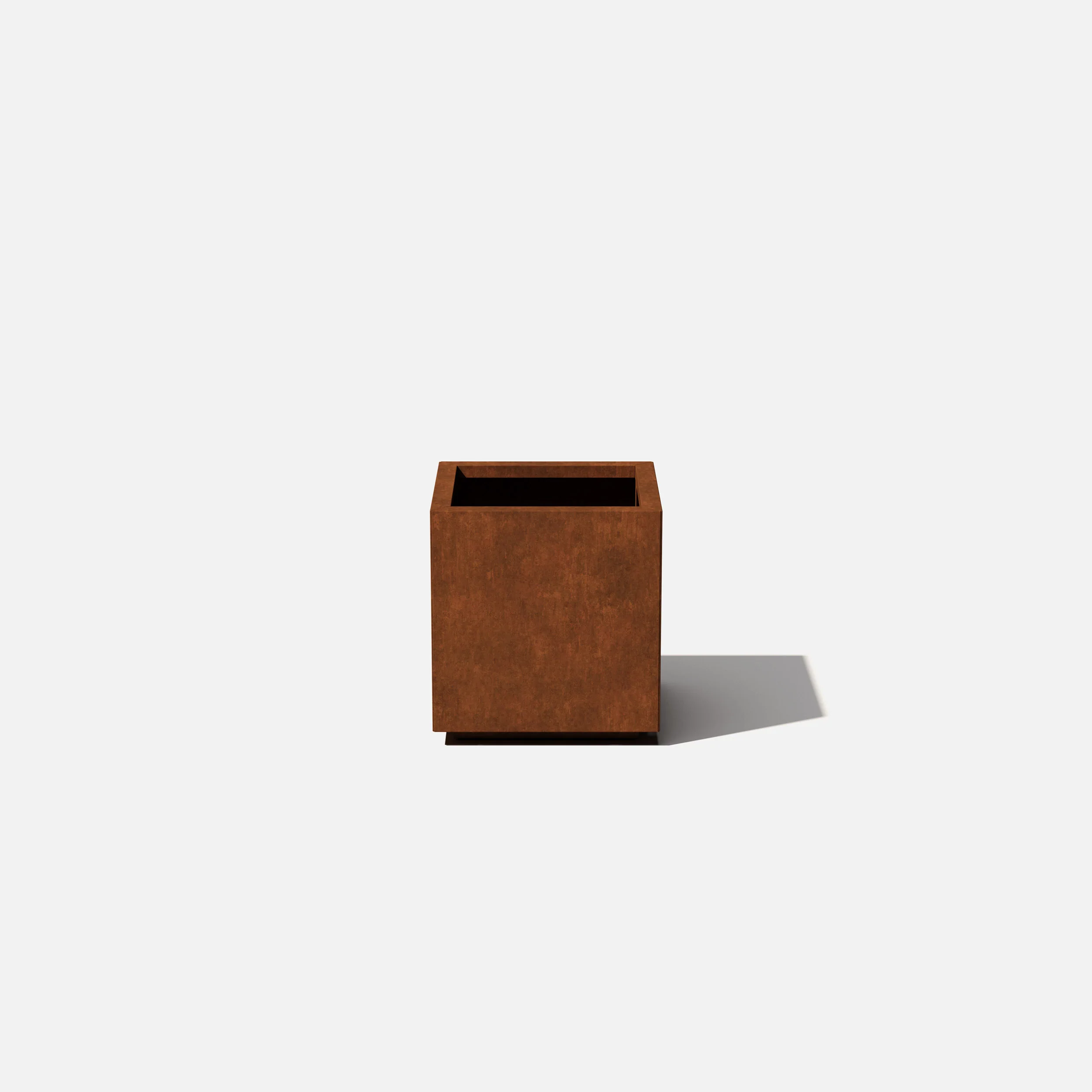 corten cube planter - Image 64