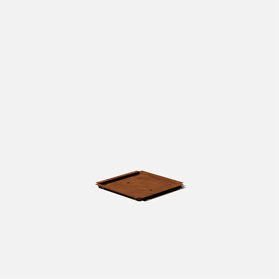 corten cube planter - Image 76