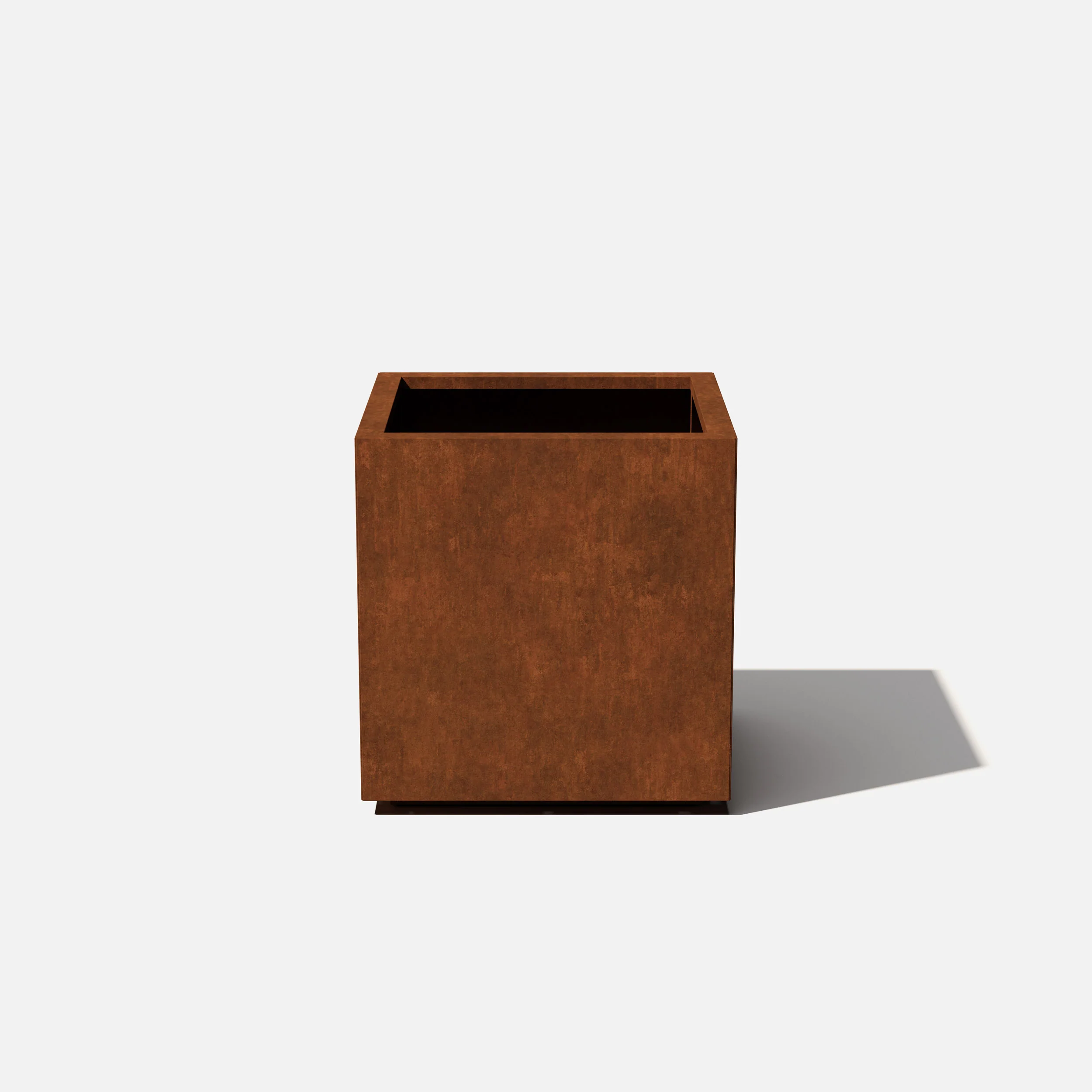 corten cube planter - Image 82