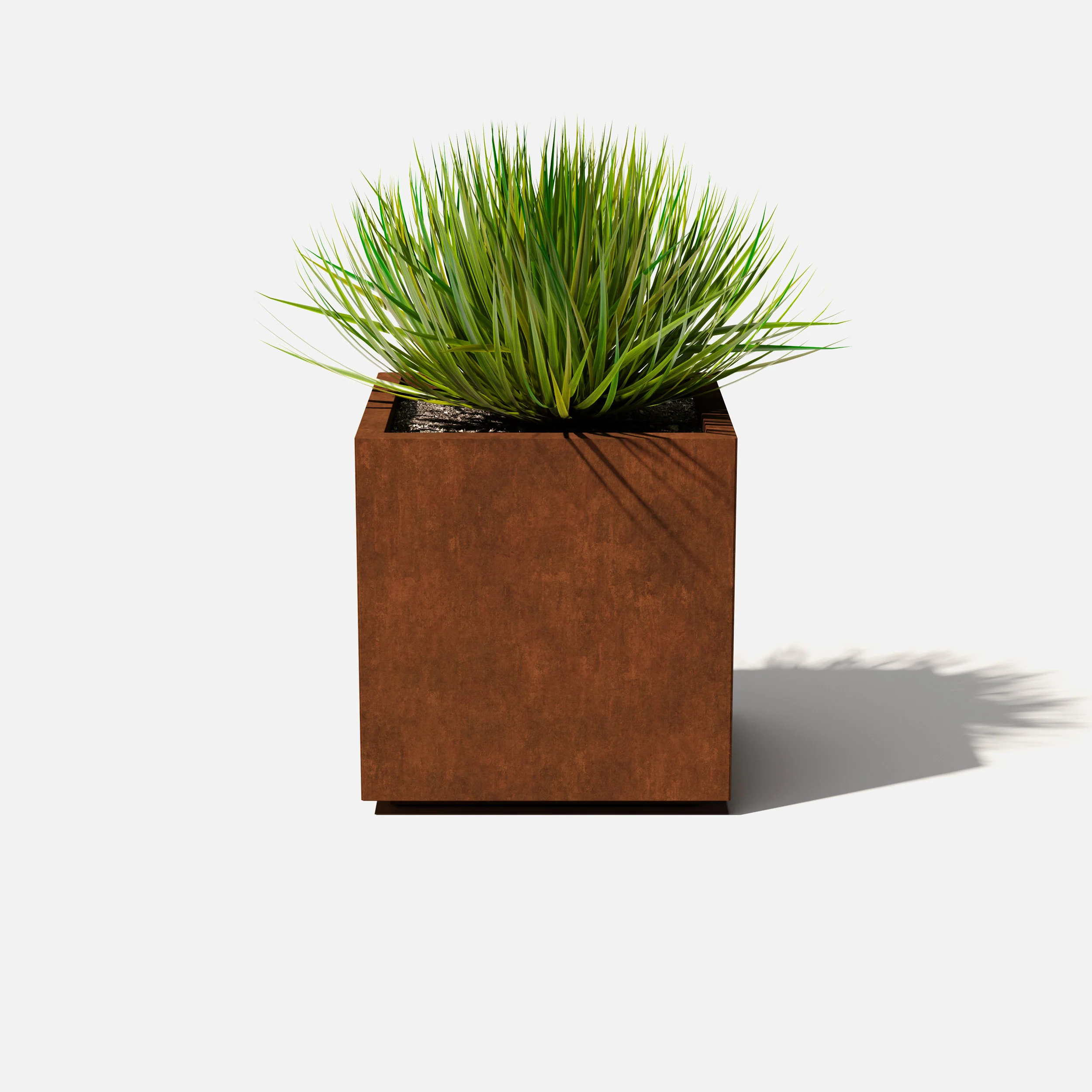 corten cube planter - Image 83