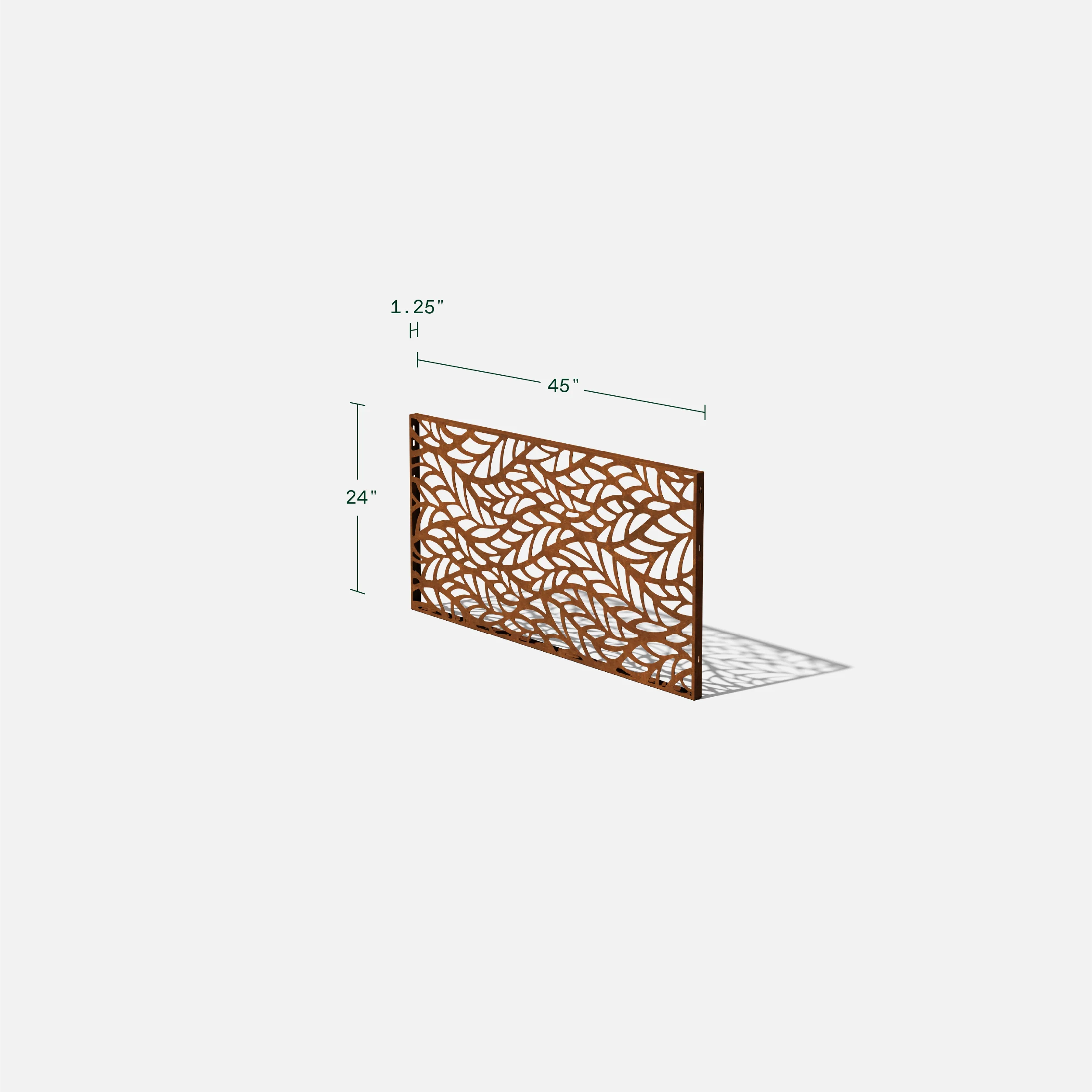 corten flowleaf privacy screen set - Image 103