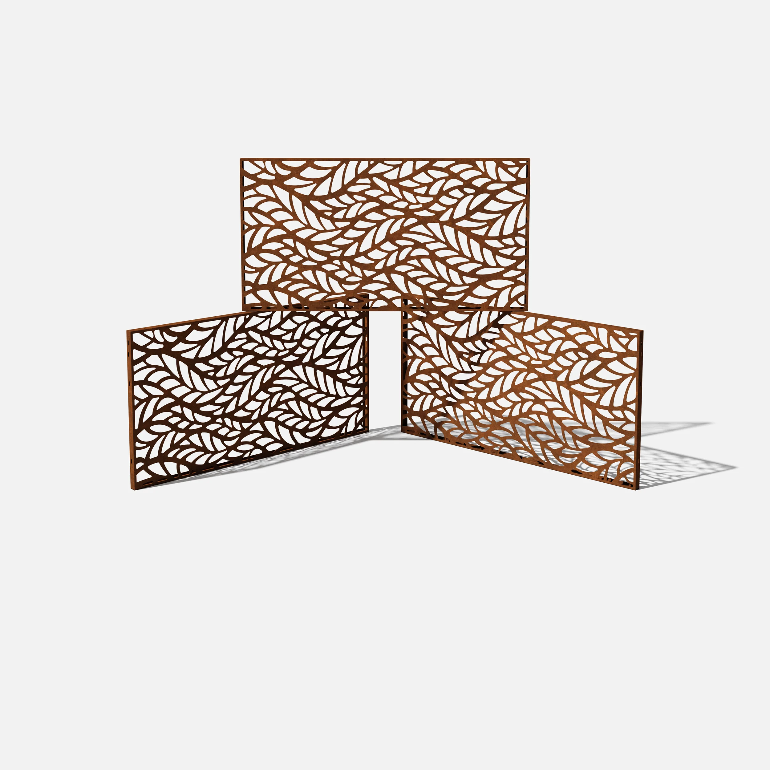 corten flowleaf privacy screen set - Image 104