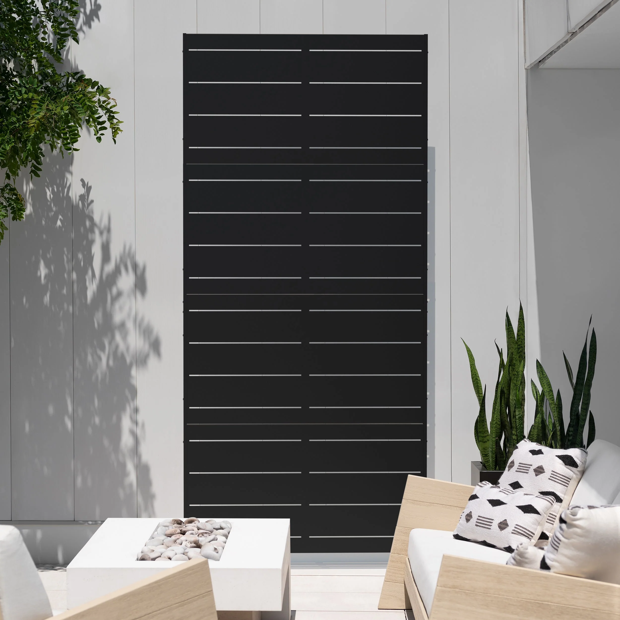 corten linear privacy screen set - Image 40