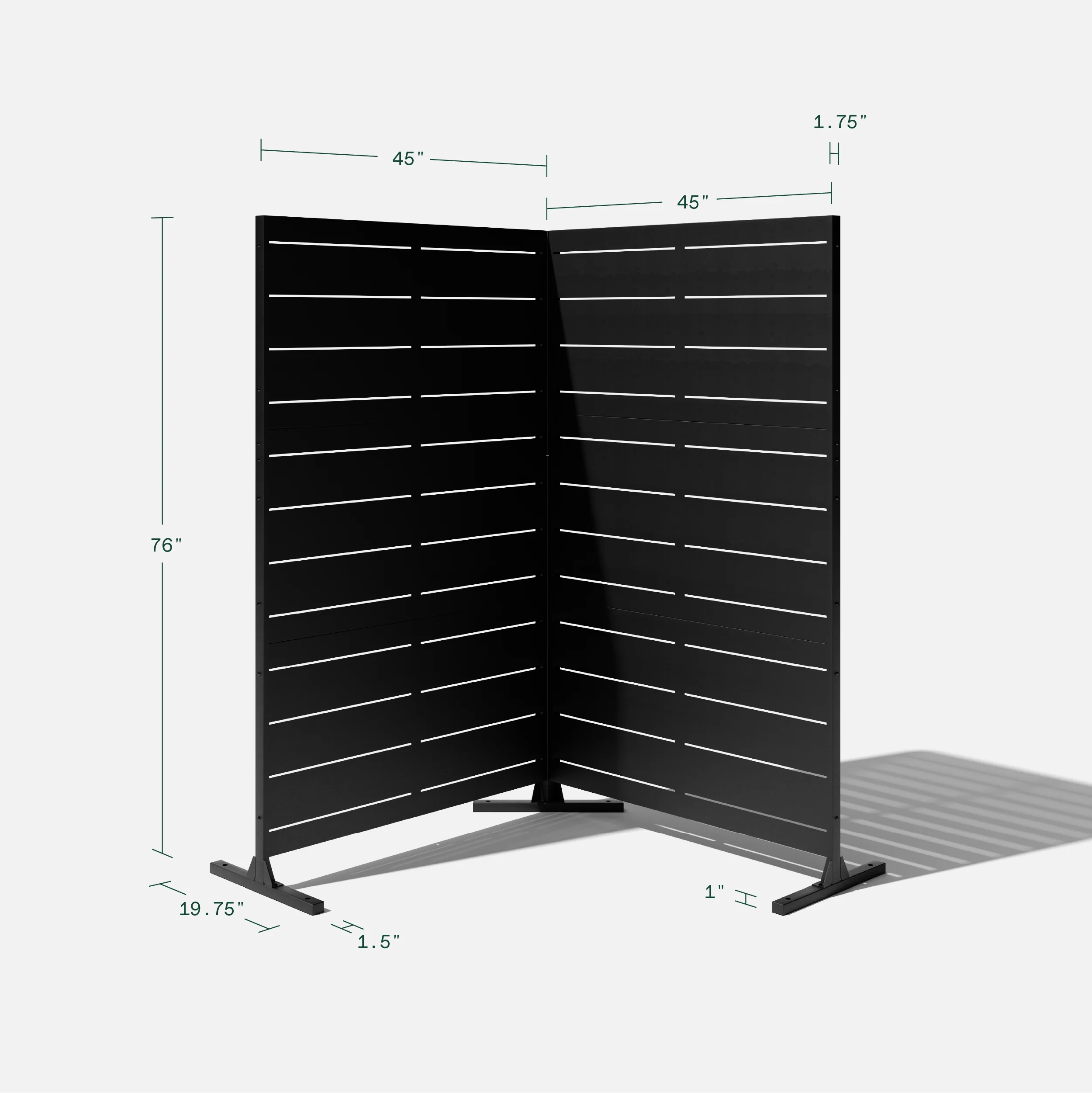 corten linear privacy screen set - Image 50