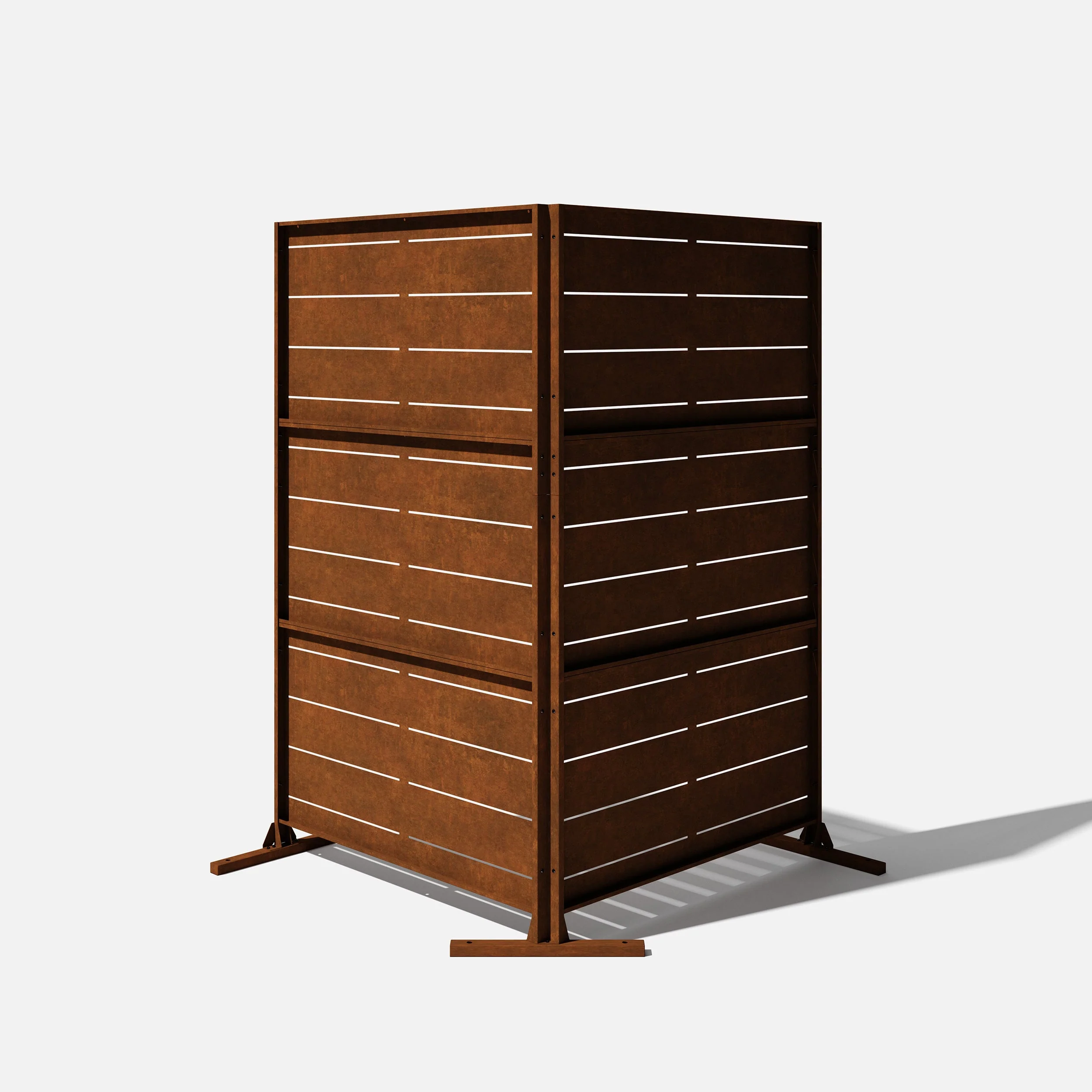 corten linear privacy screen set - Image 54