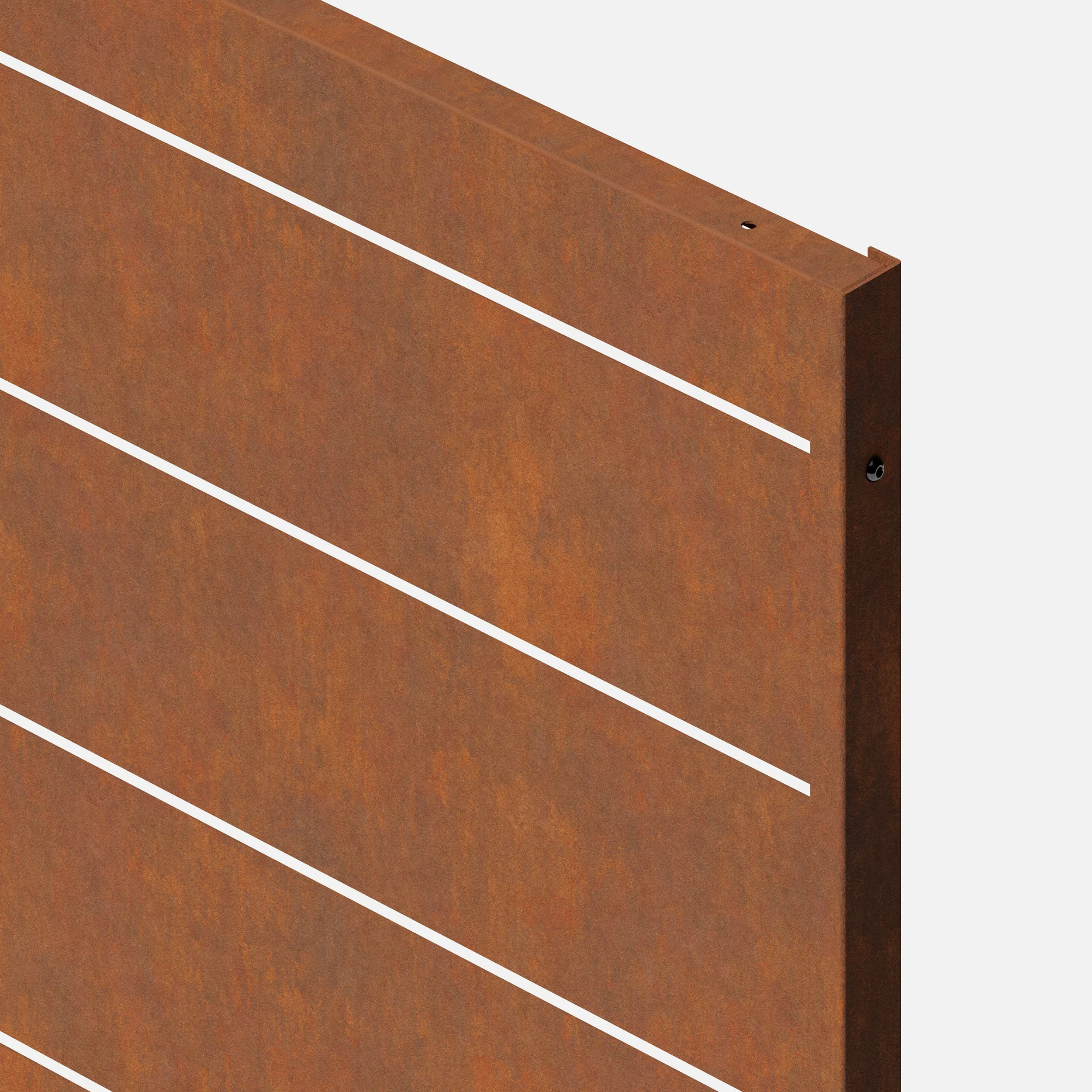 corten linear privacy screen set - Image 7