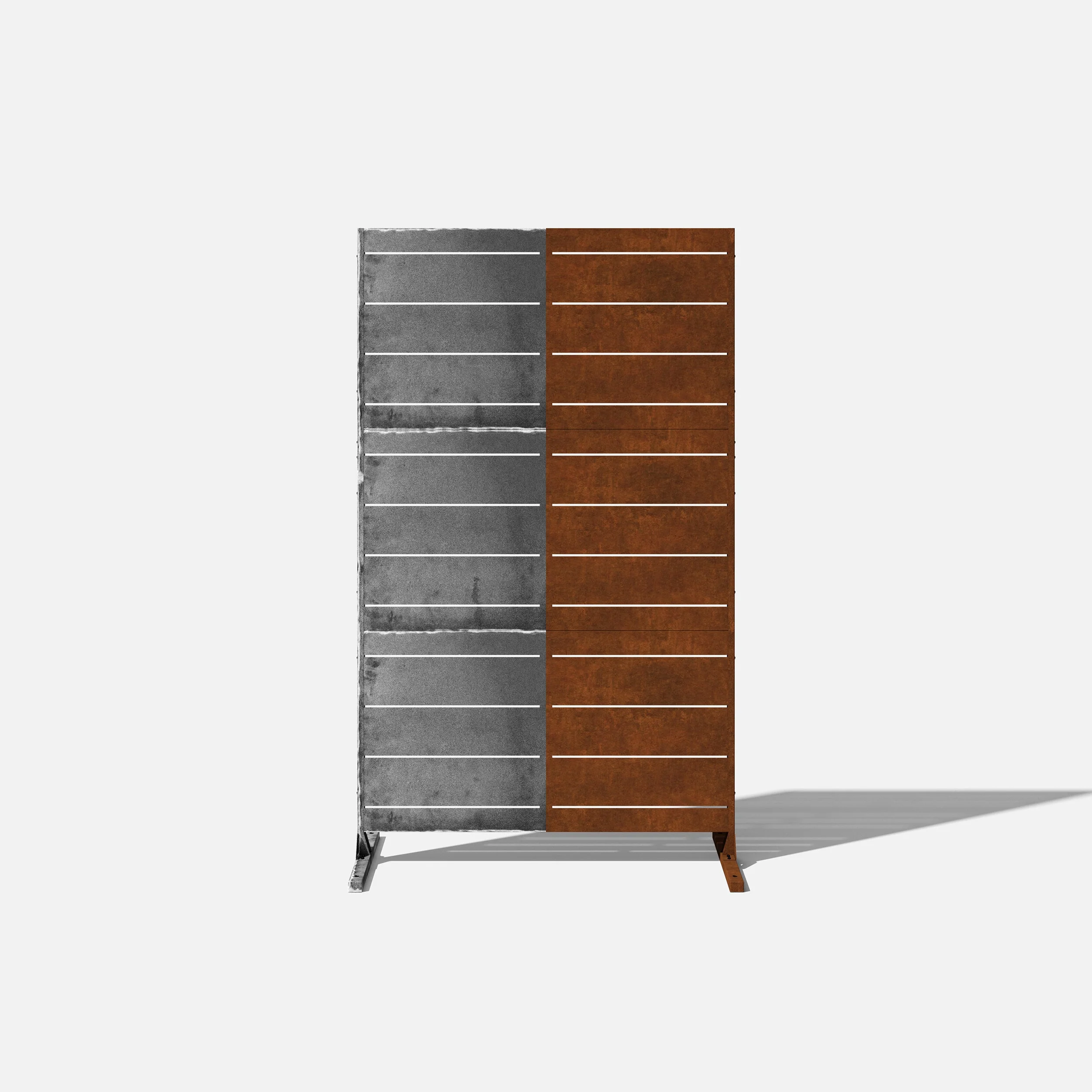 corten linear privacy screen set - Image 8