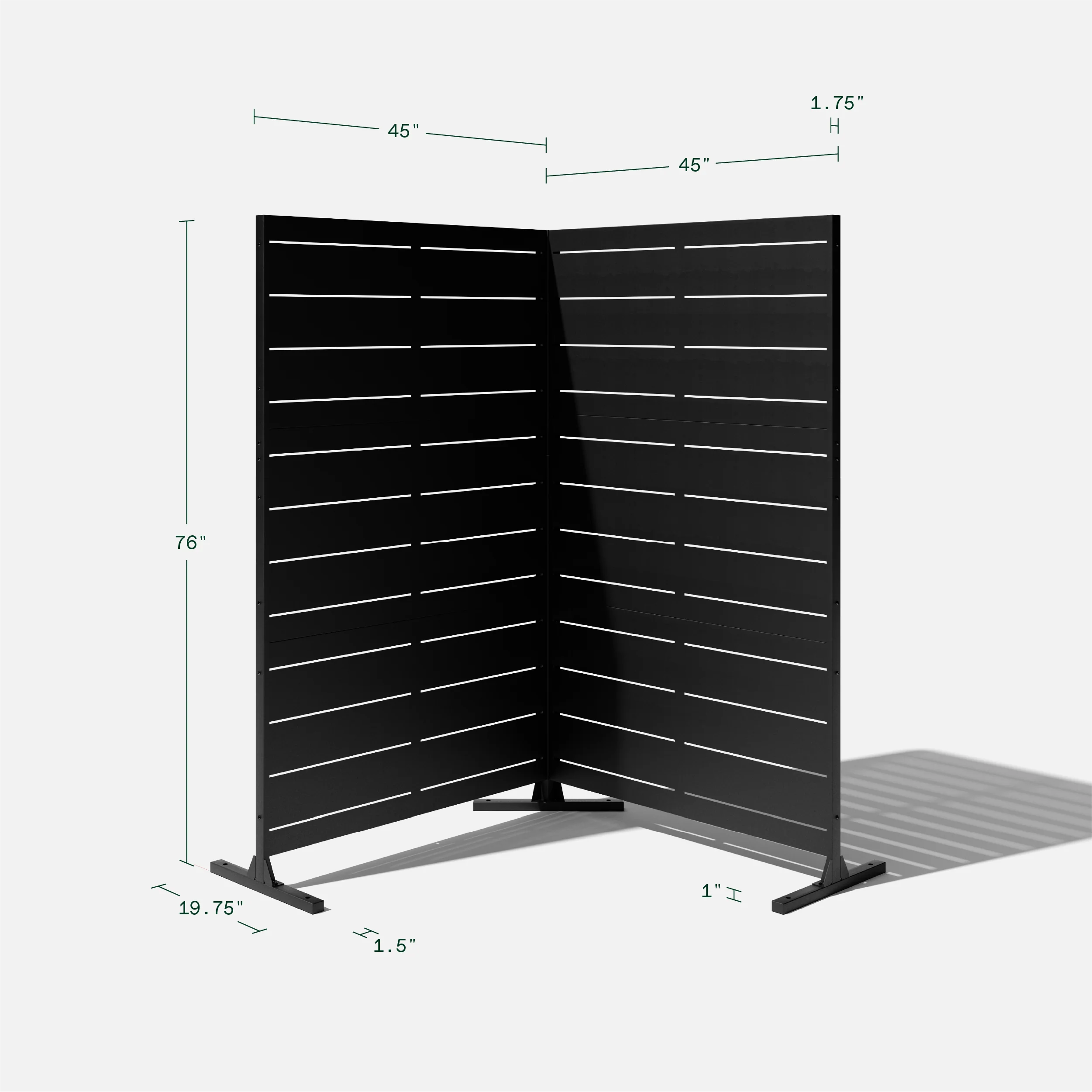 corten linear privacy screen set - Image 86