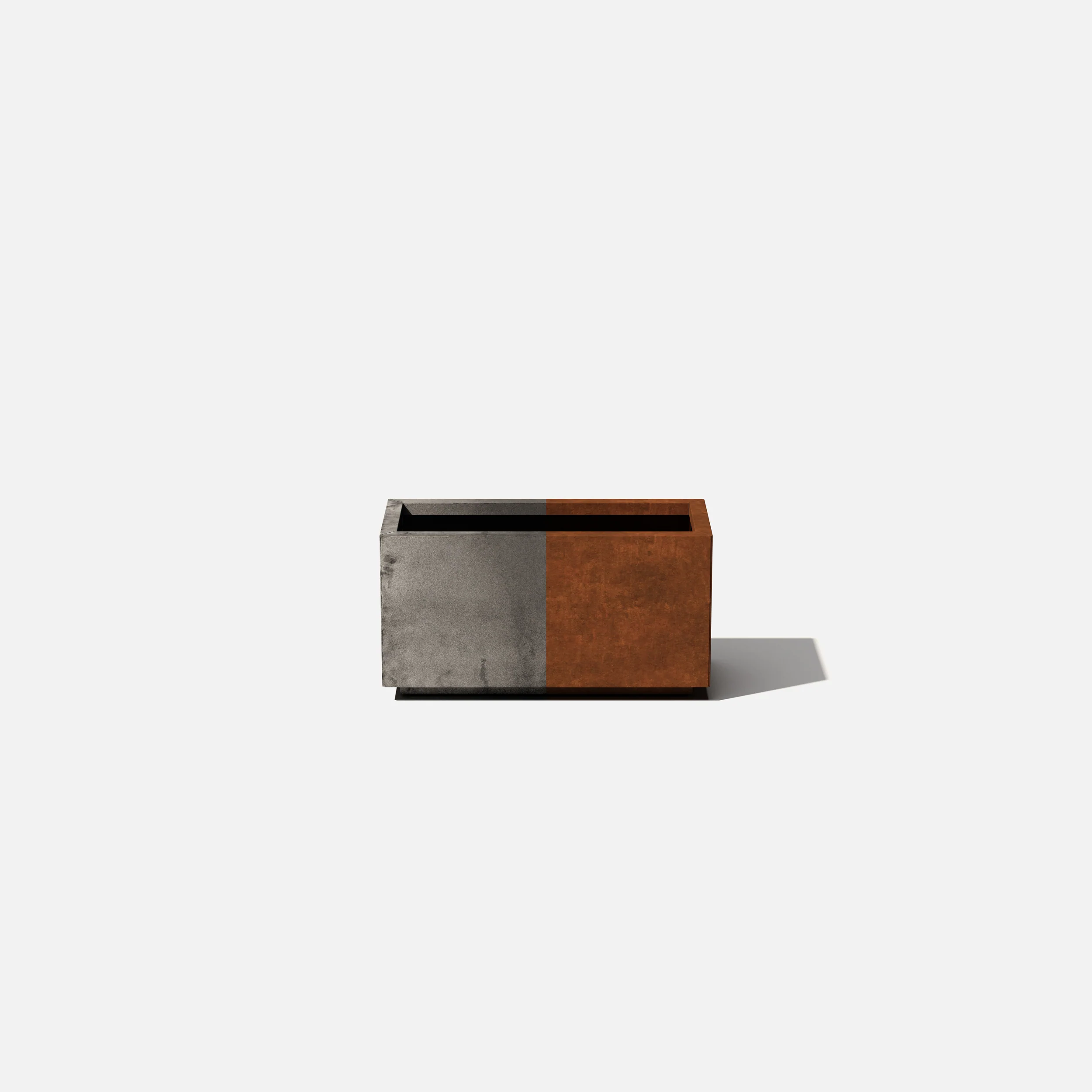 corten long box planter - Image 103