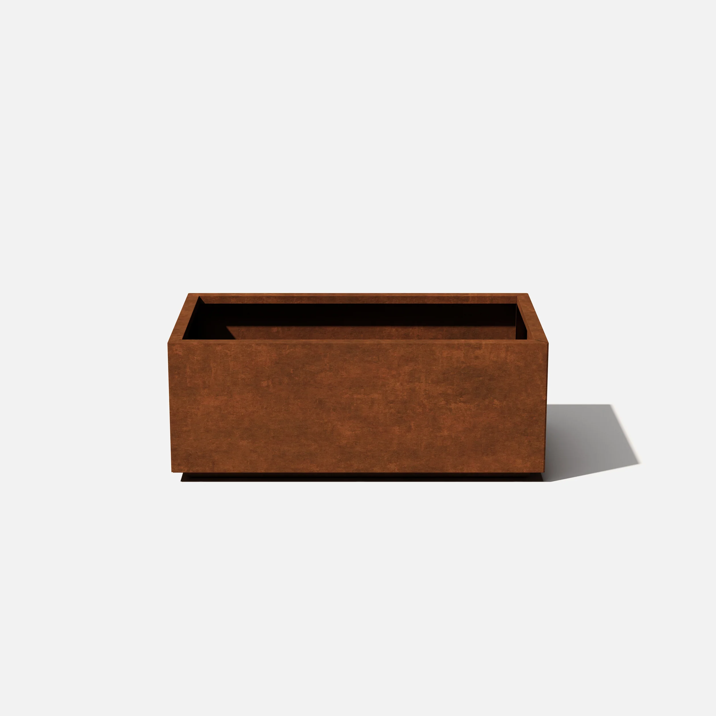 corten long box planter - Image 109