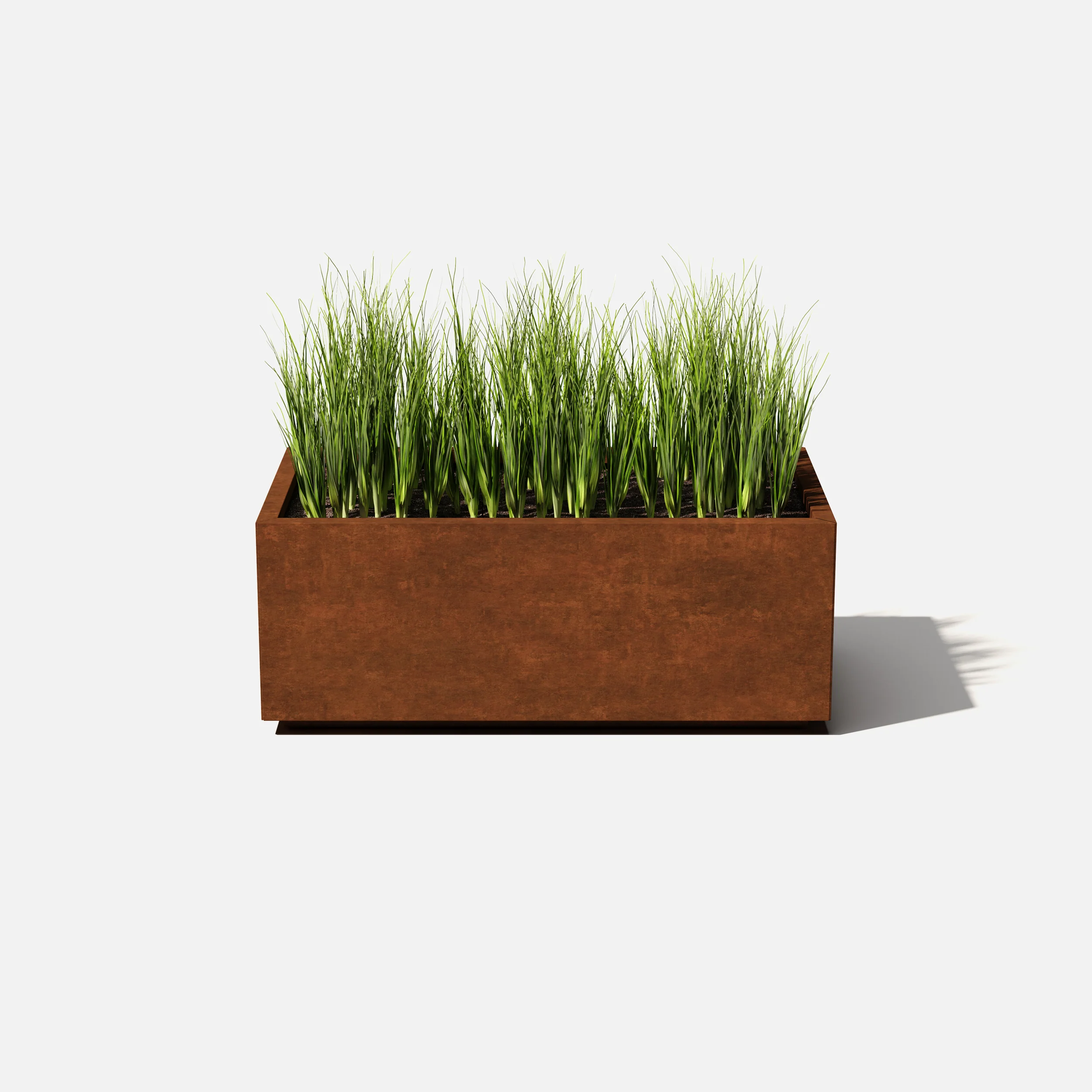 corten long box planter - Image 110