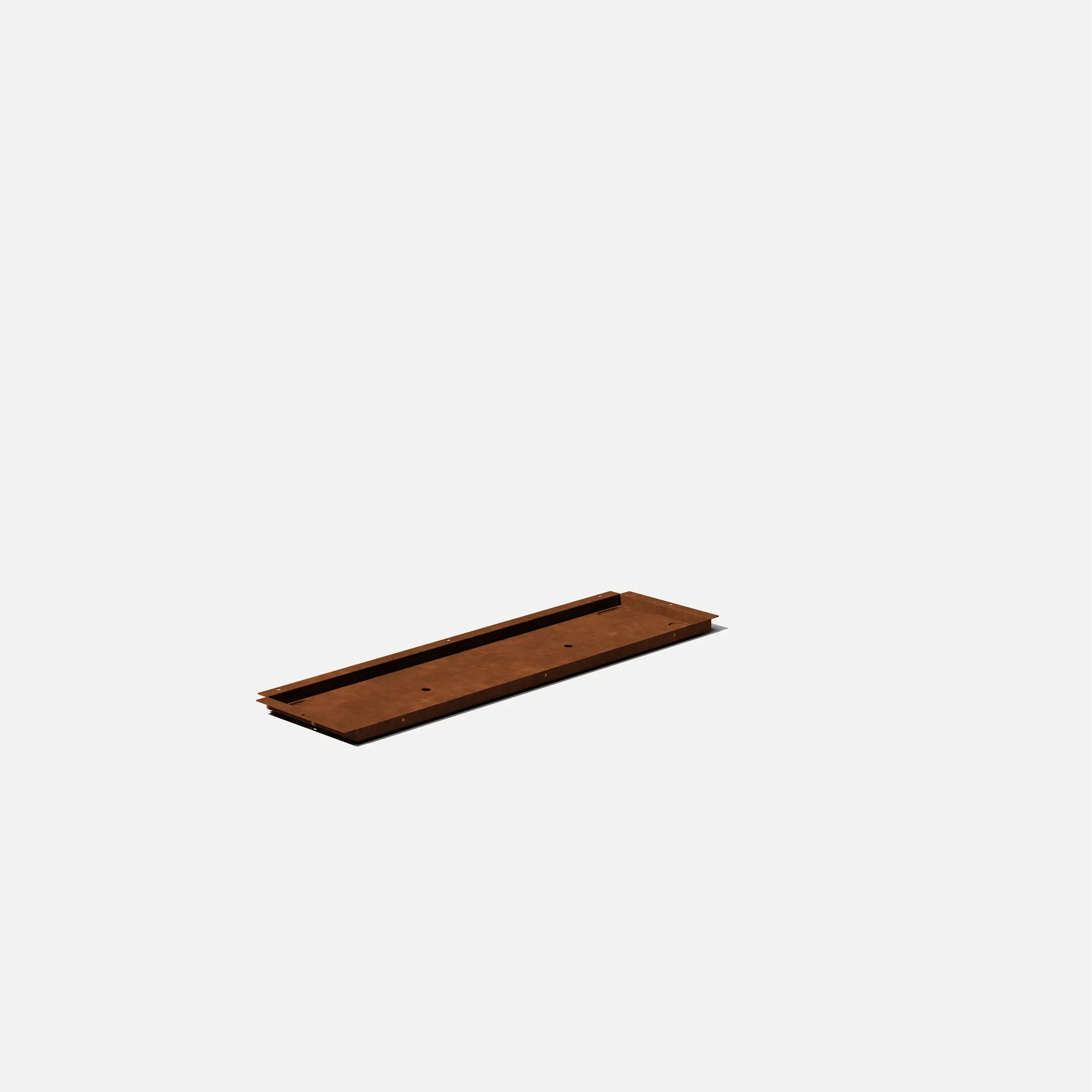 corten long box planter - Image 113