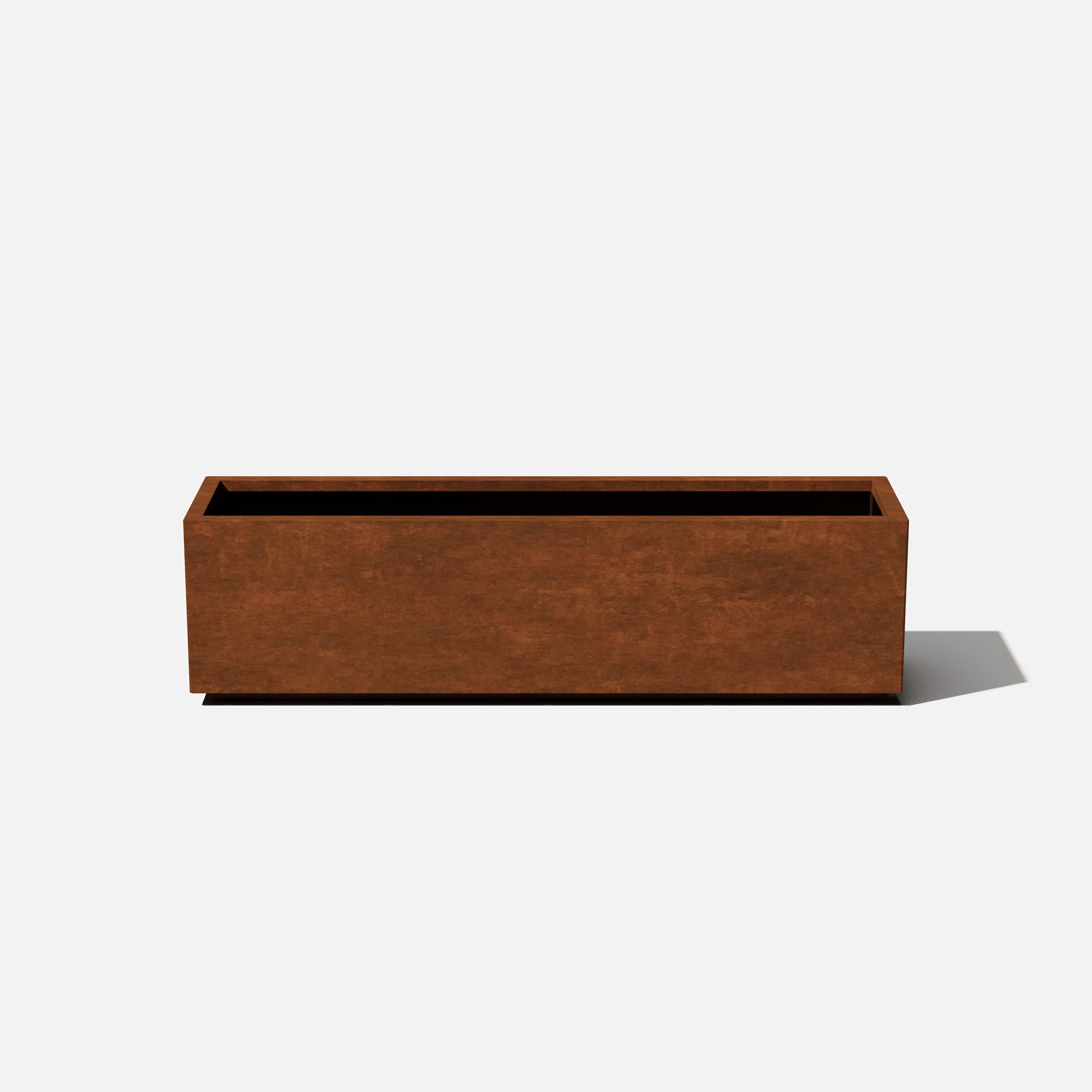 corten long box planter - Image 116