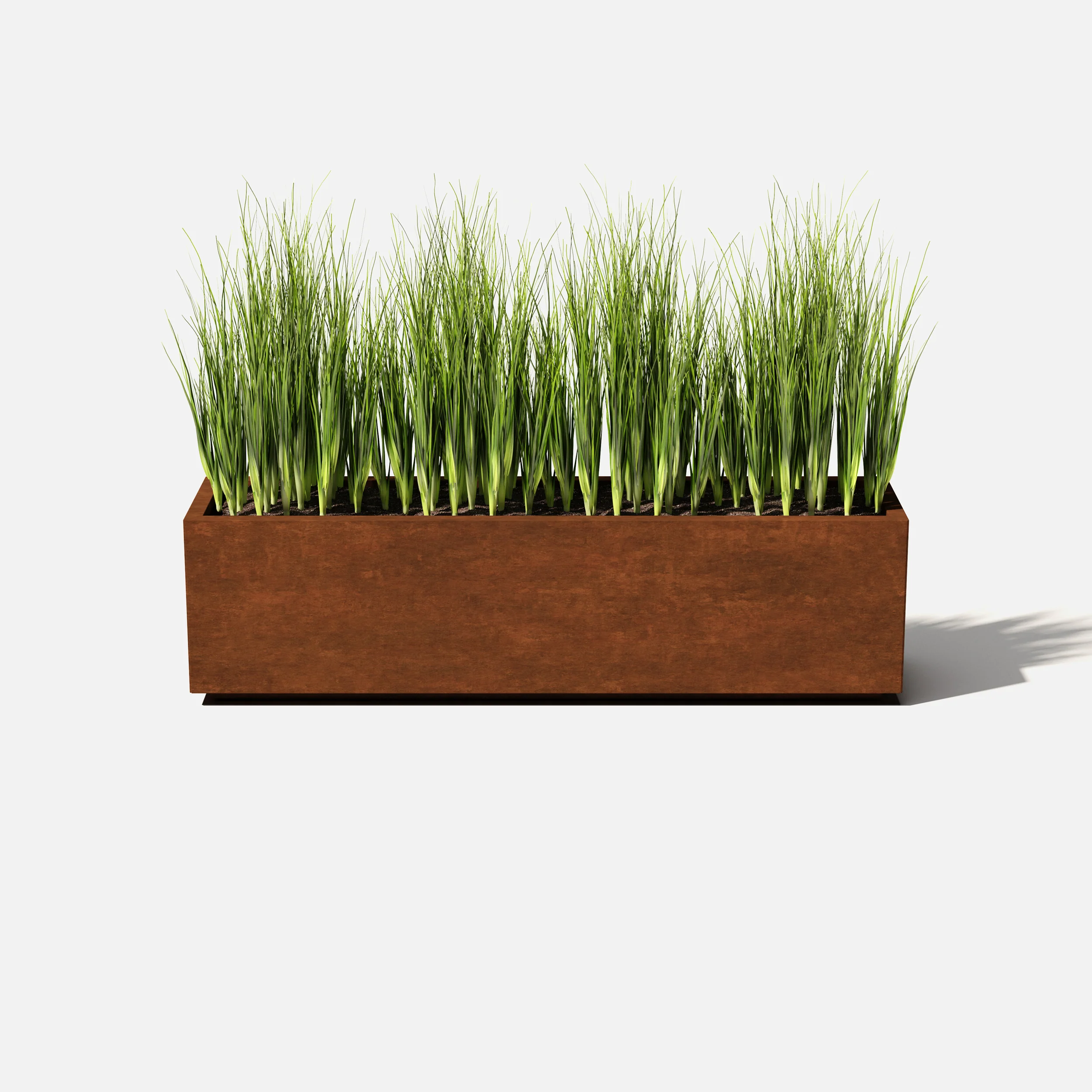 corten long box planter - Image 118