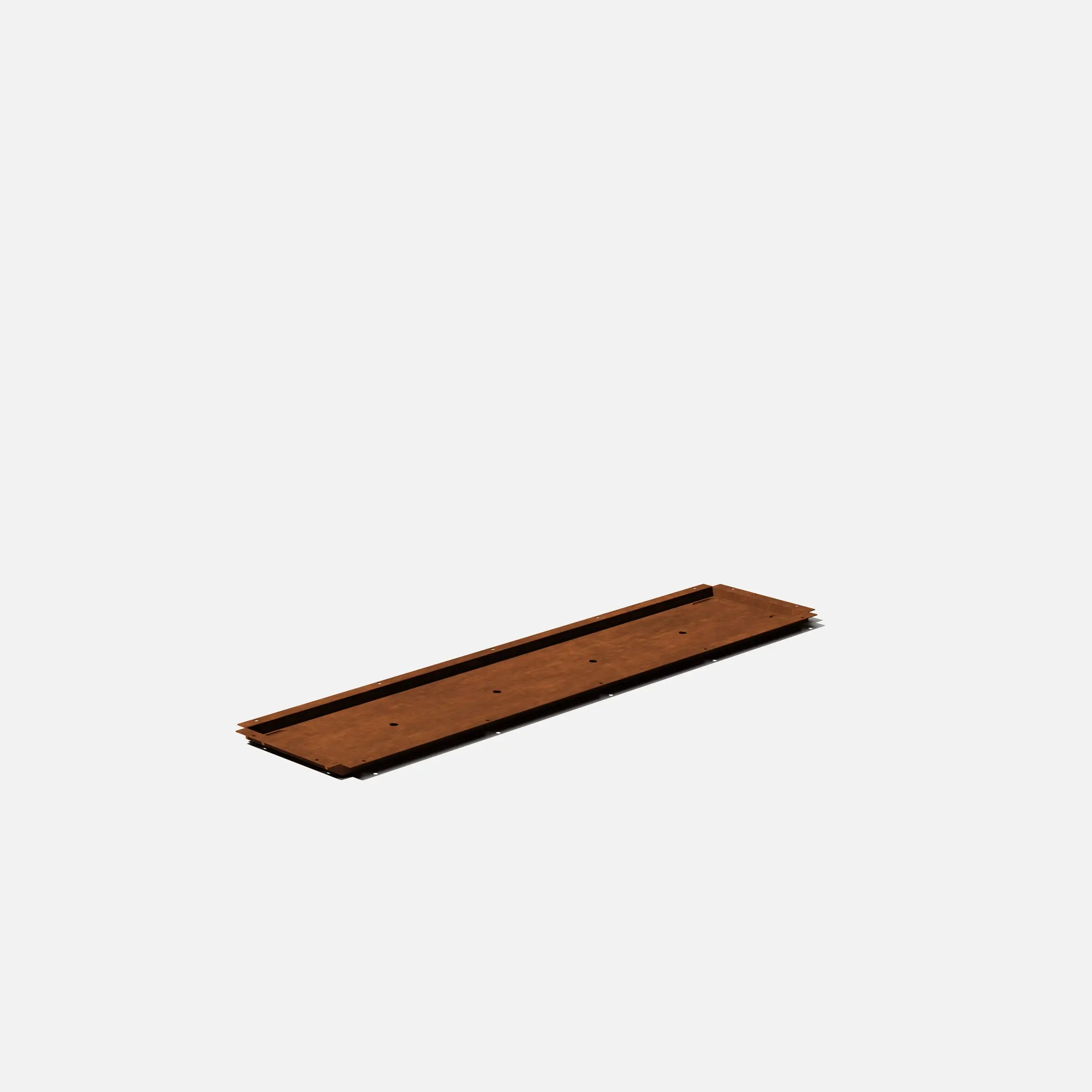 corten long box planter - Image 119