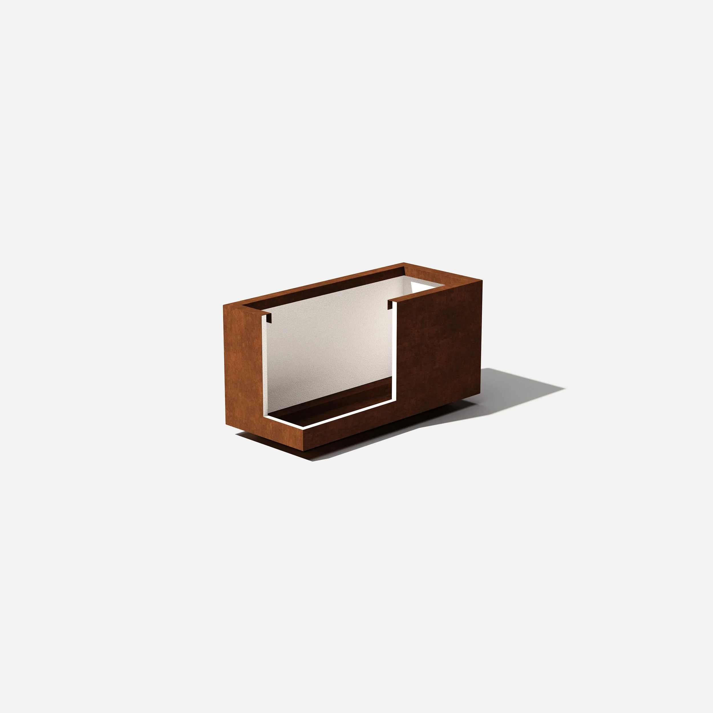corten long box planter - Image 12